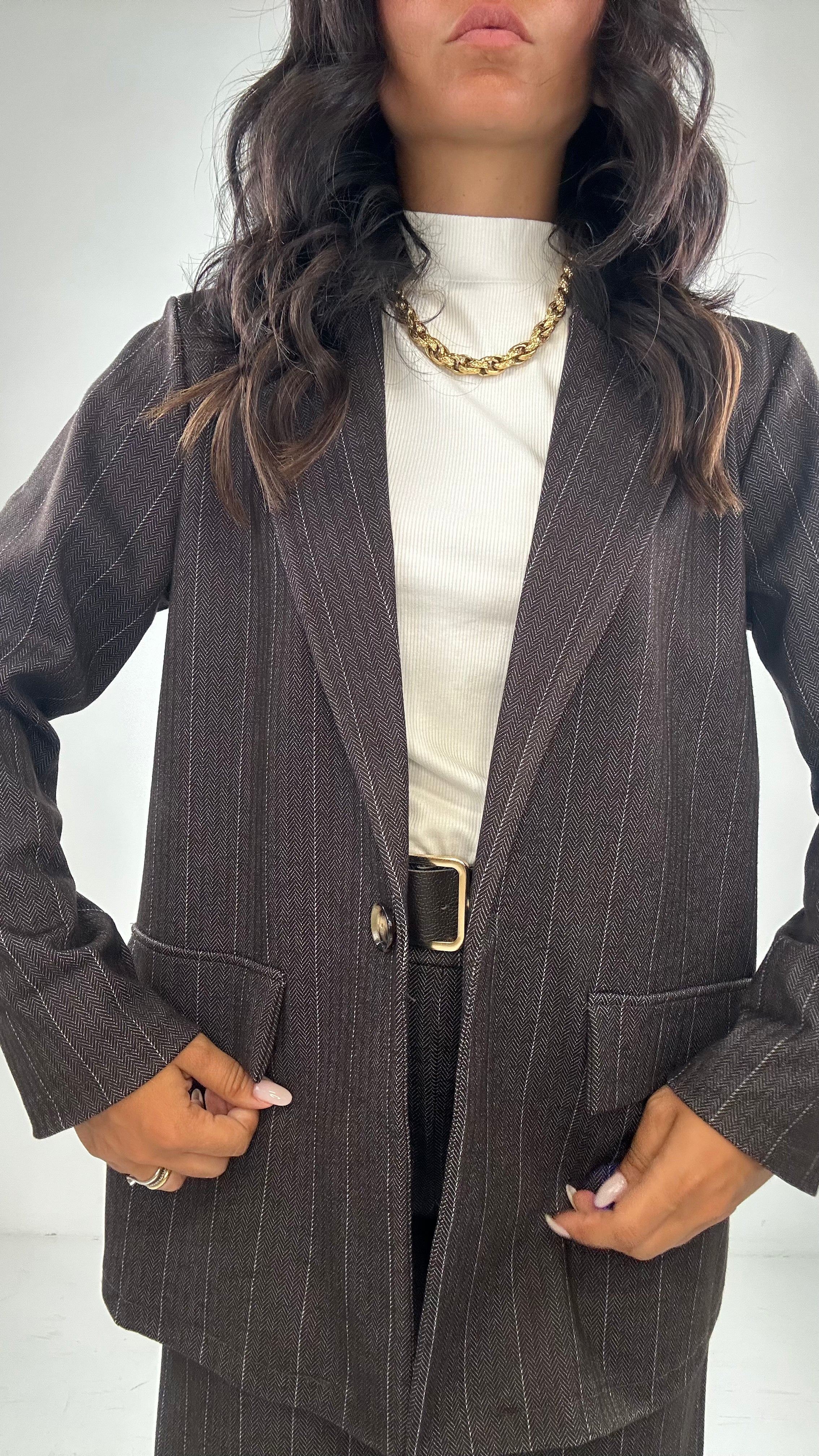 Tailleur CITY - MARRONE