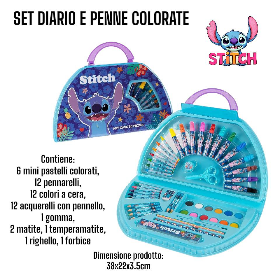 Valigetta 50PZ DISNEY - CELESTE