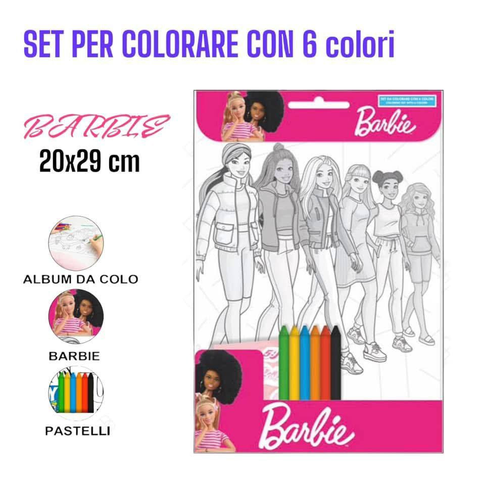 Set DA COLORARE DISNEY - ROSA BARBIE