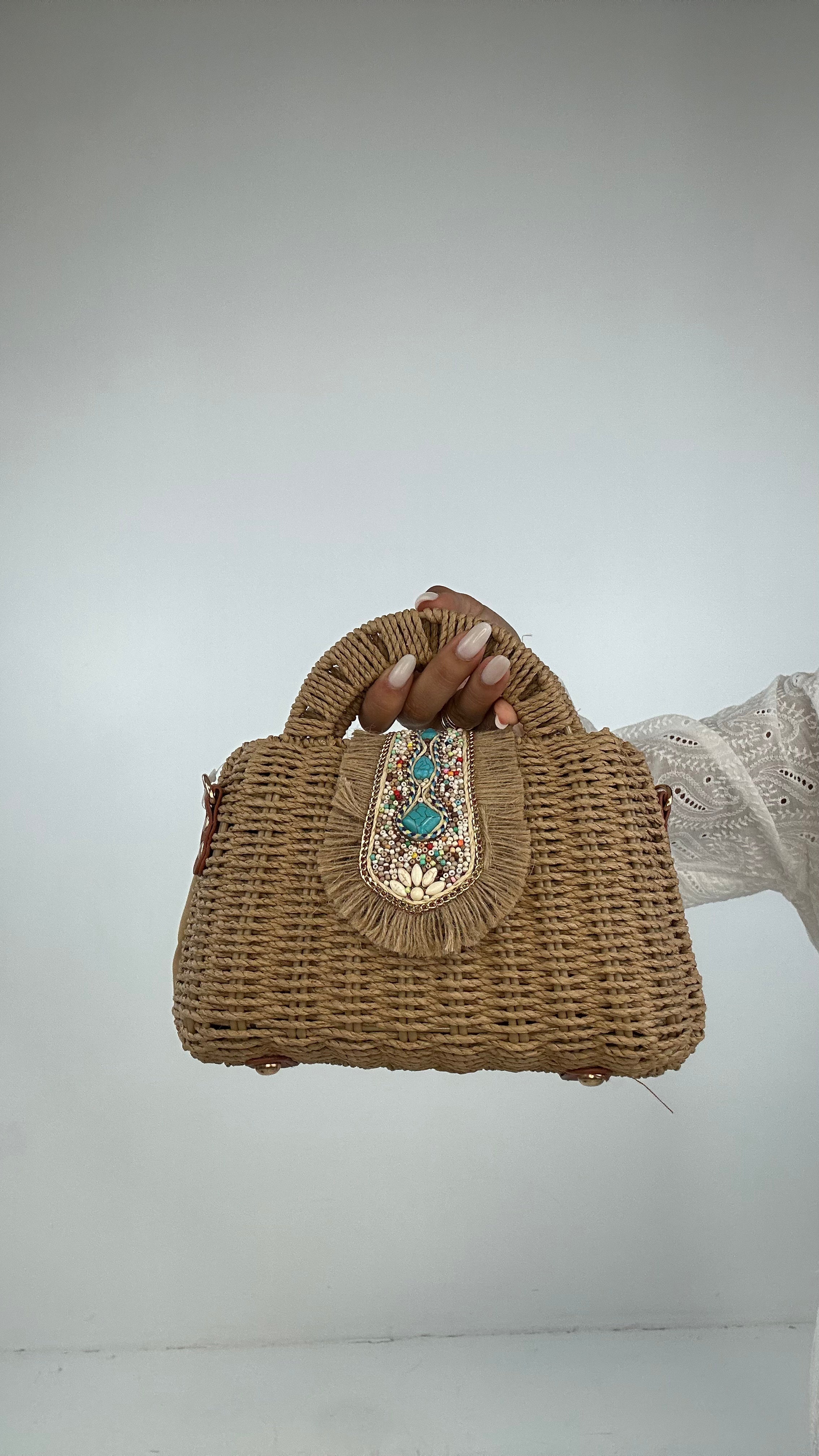 Borsa PAGLIA CORALLI RIGIDA - CAMMELLO