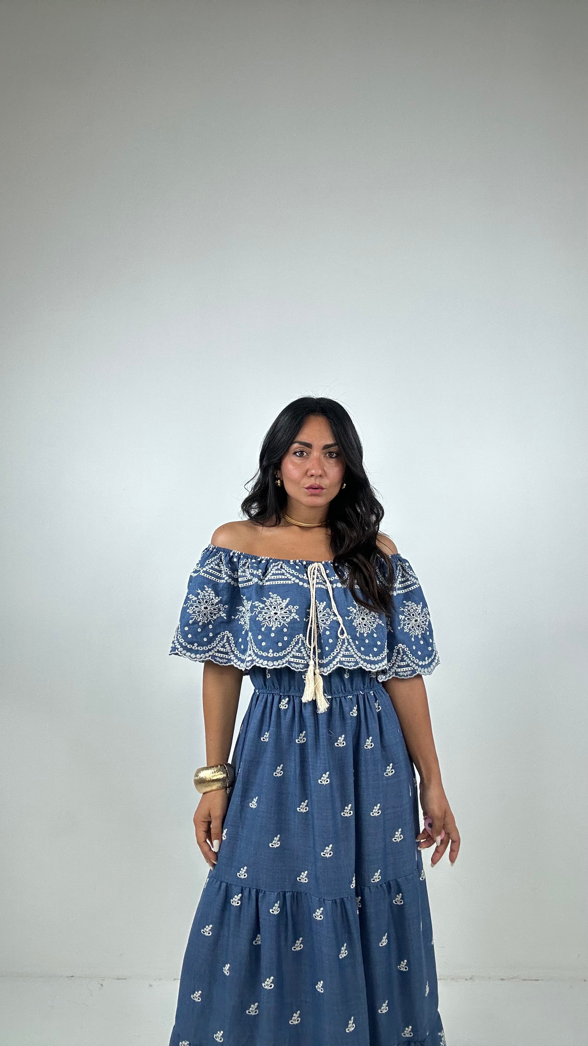 Vestito JEANS DECORO - JEANS SCURO
