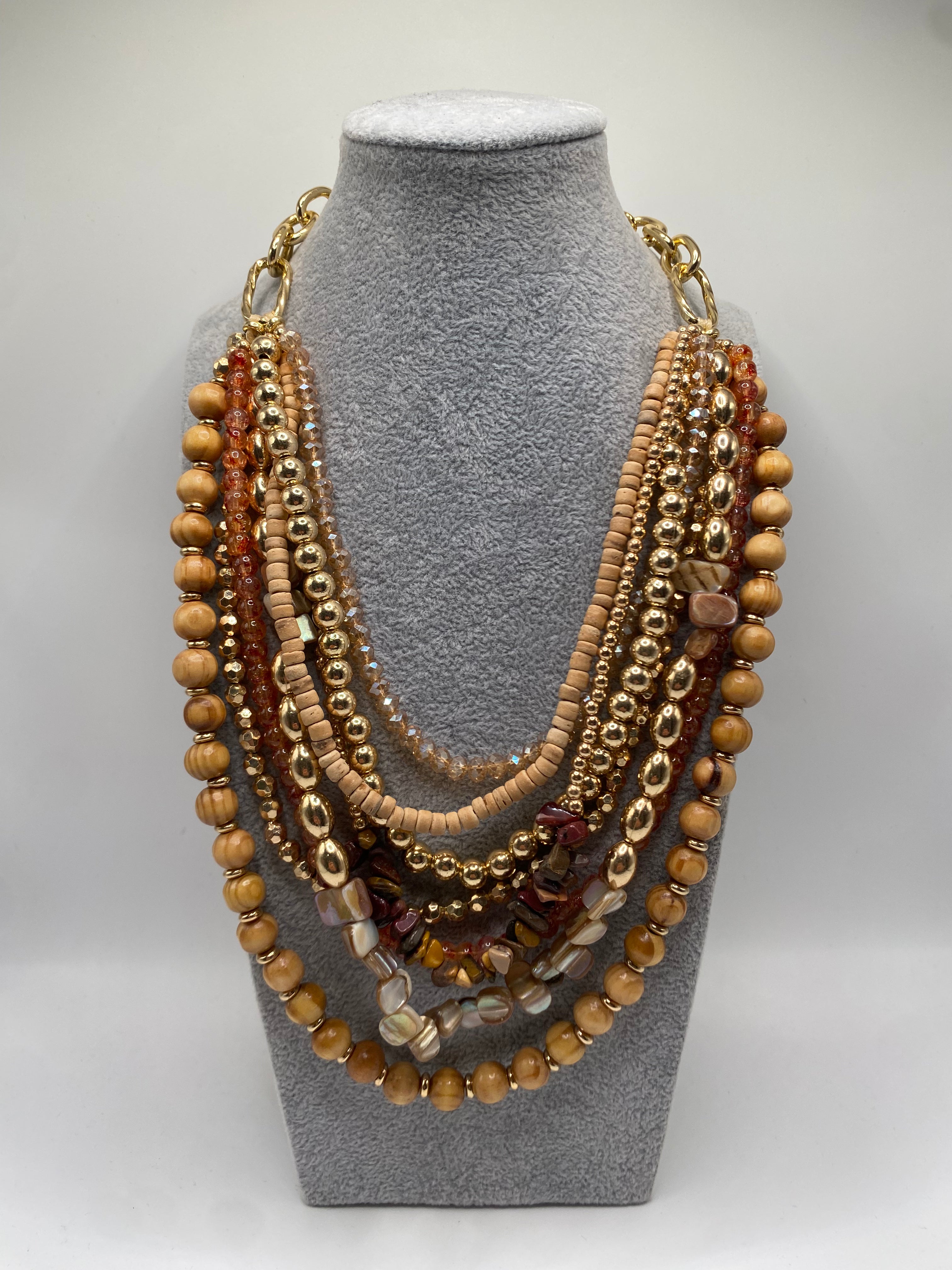 Collana ETNICA - BEIGE