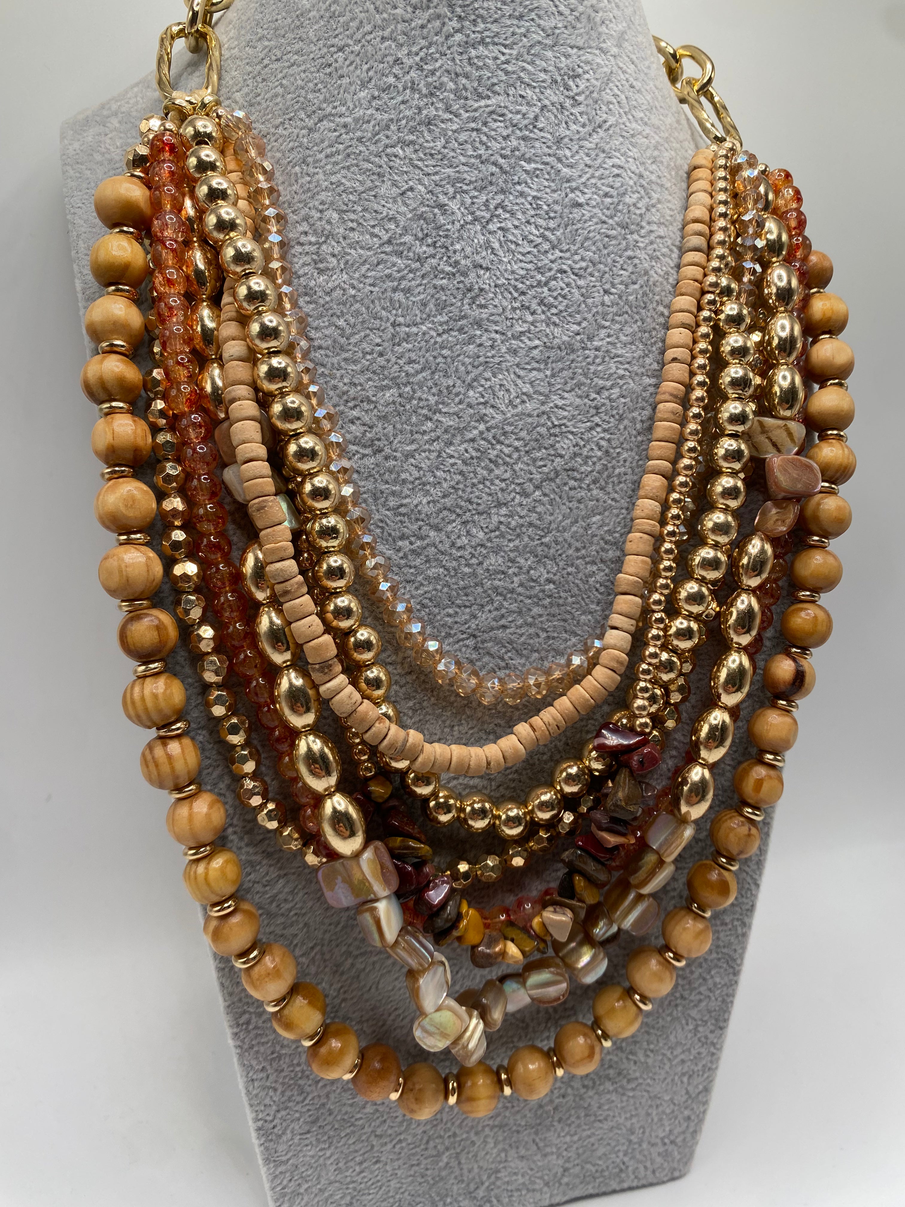 Collana ETNICA - BEIGE