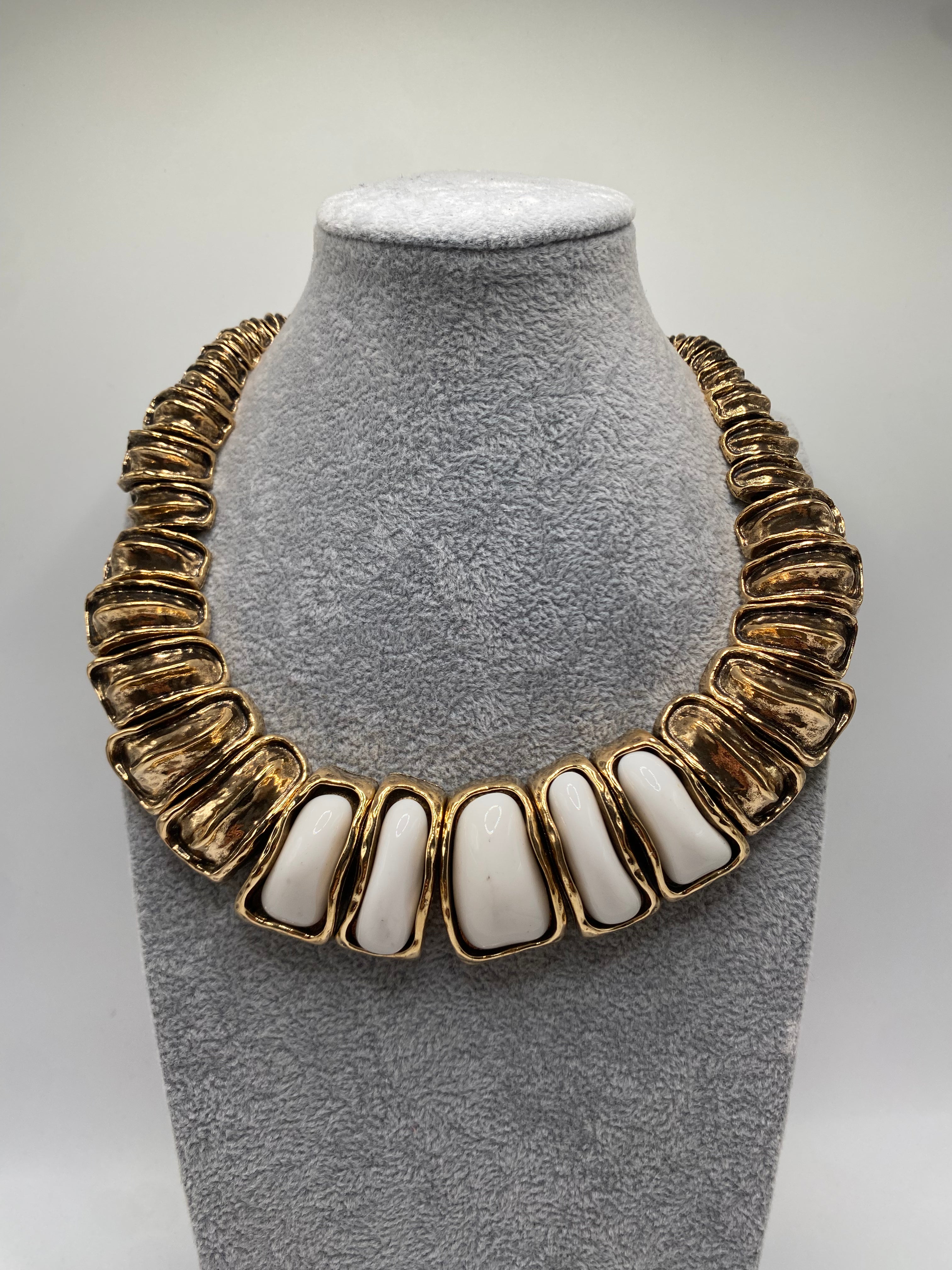 Collana NEFERTITI - BIANCO