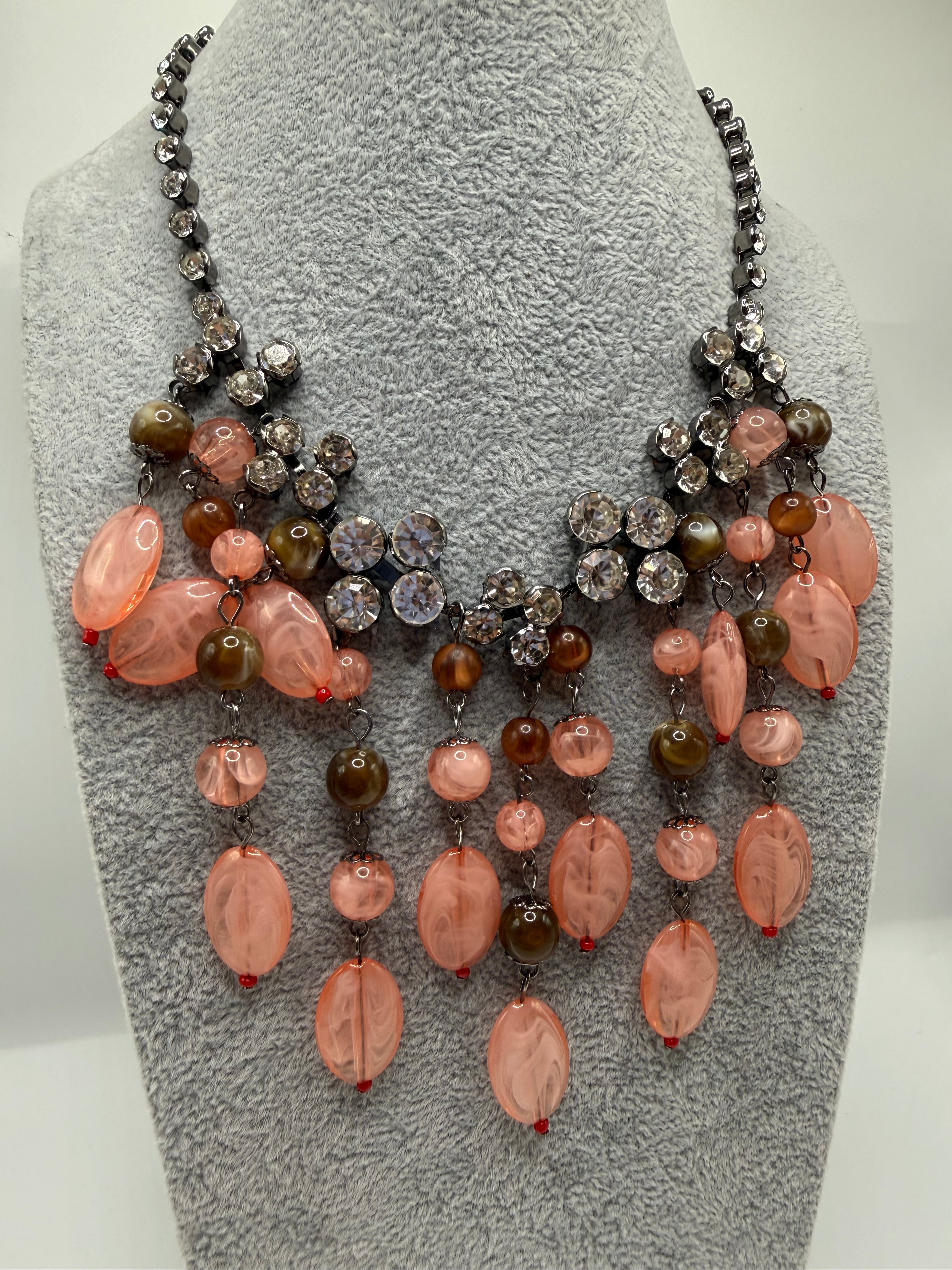 Collana PIETRE E BRIL - ROSA