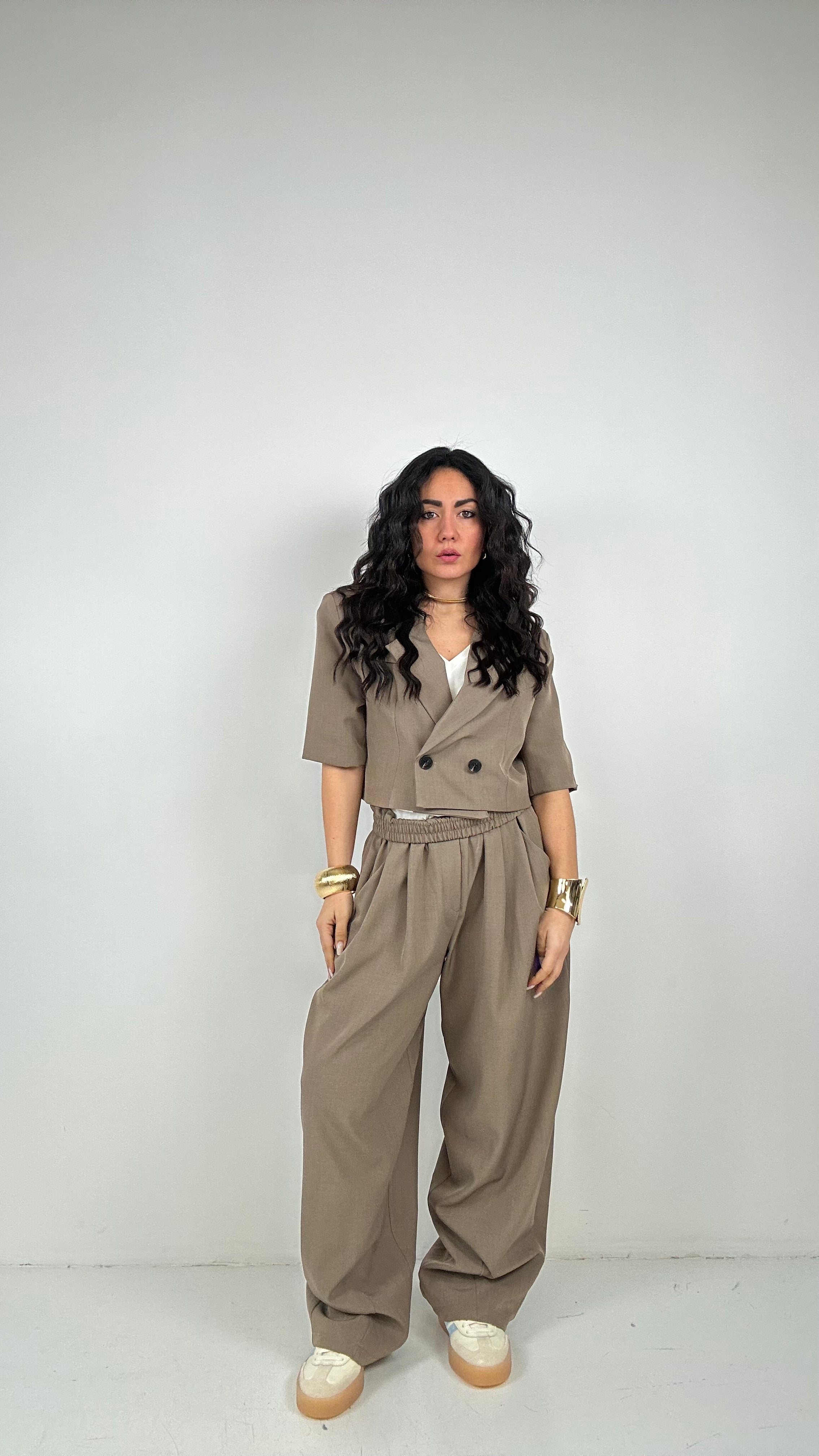 Tailleur BALLOON - BEIGE