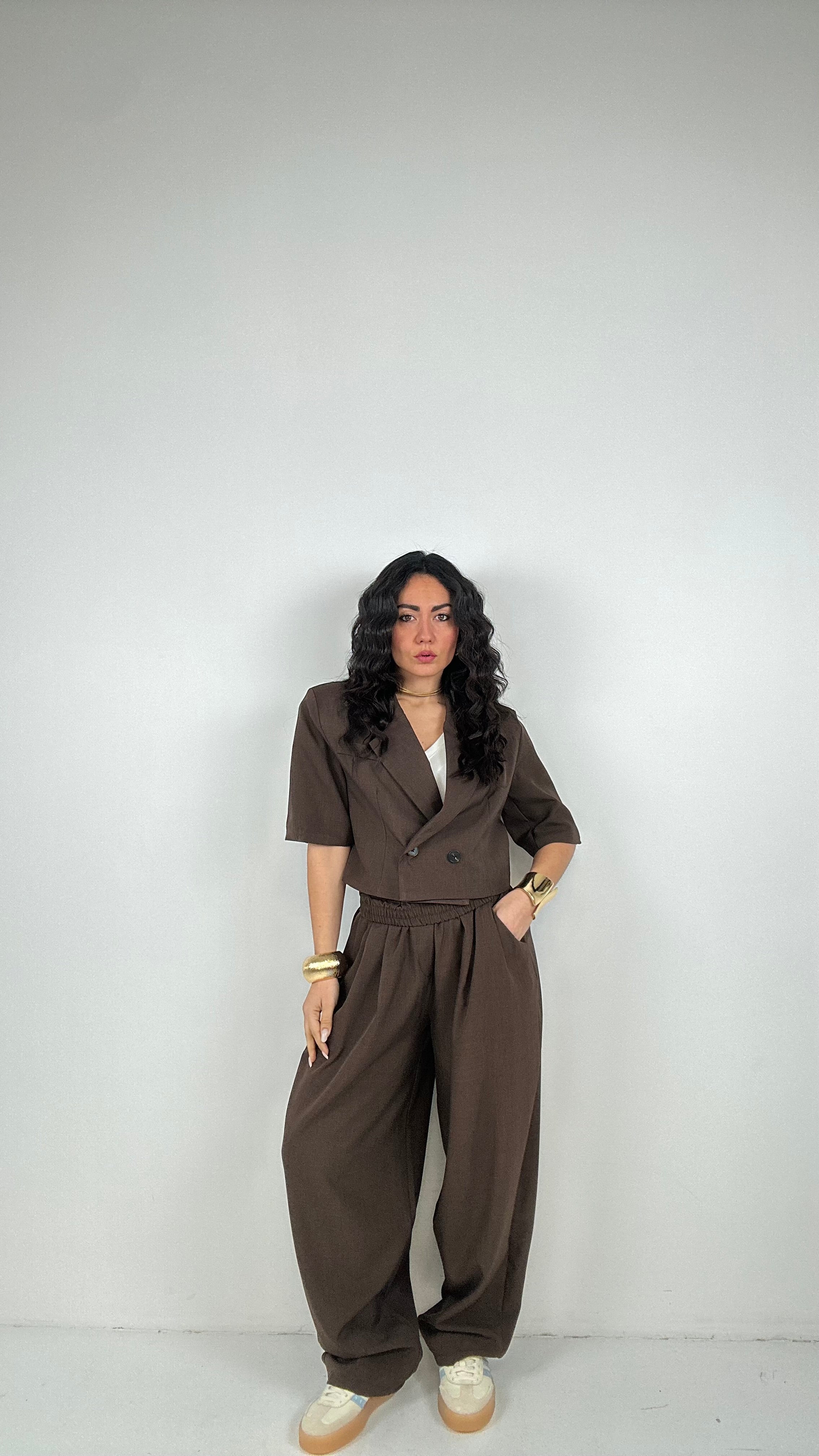 Tailleur BALLOON - MARRONE