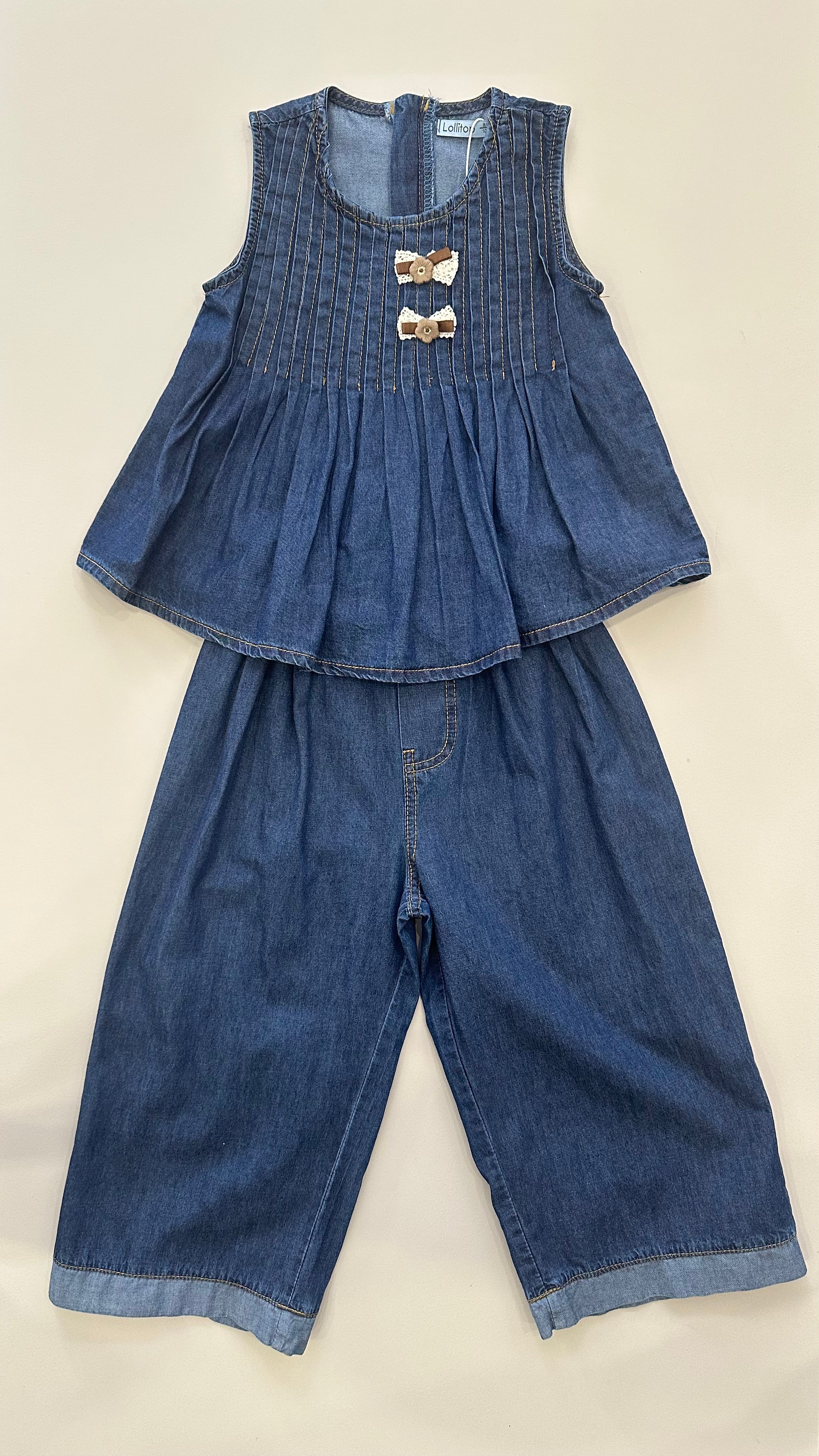 Completo JEANS GILET 3-8A - JEANS