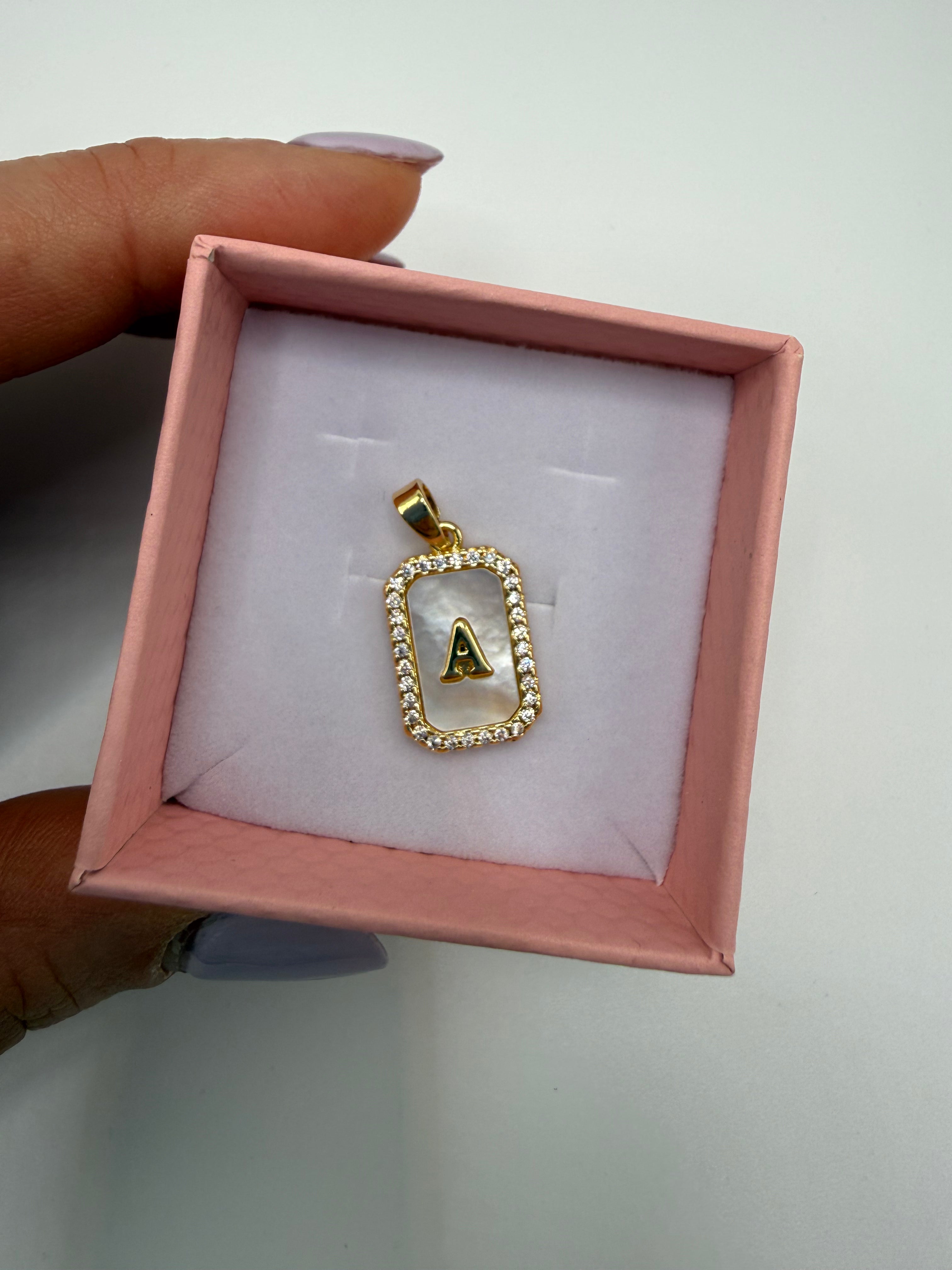 Lettere ORO COLLANA CALAMITA - A