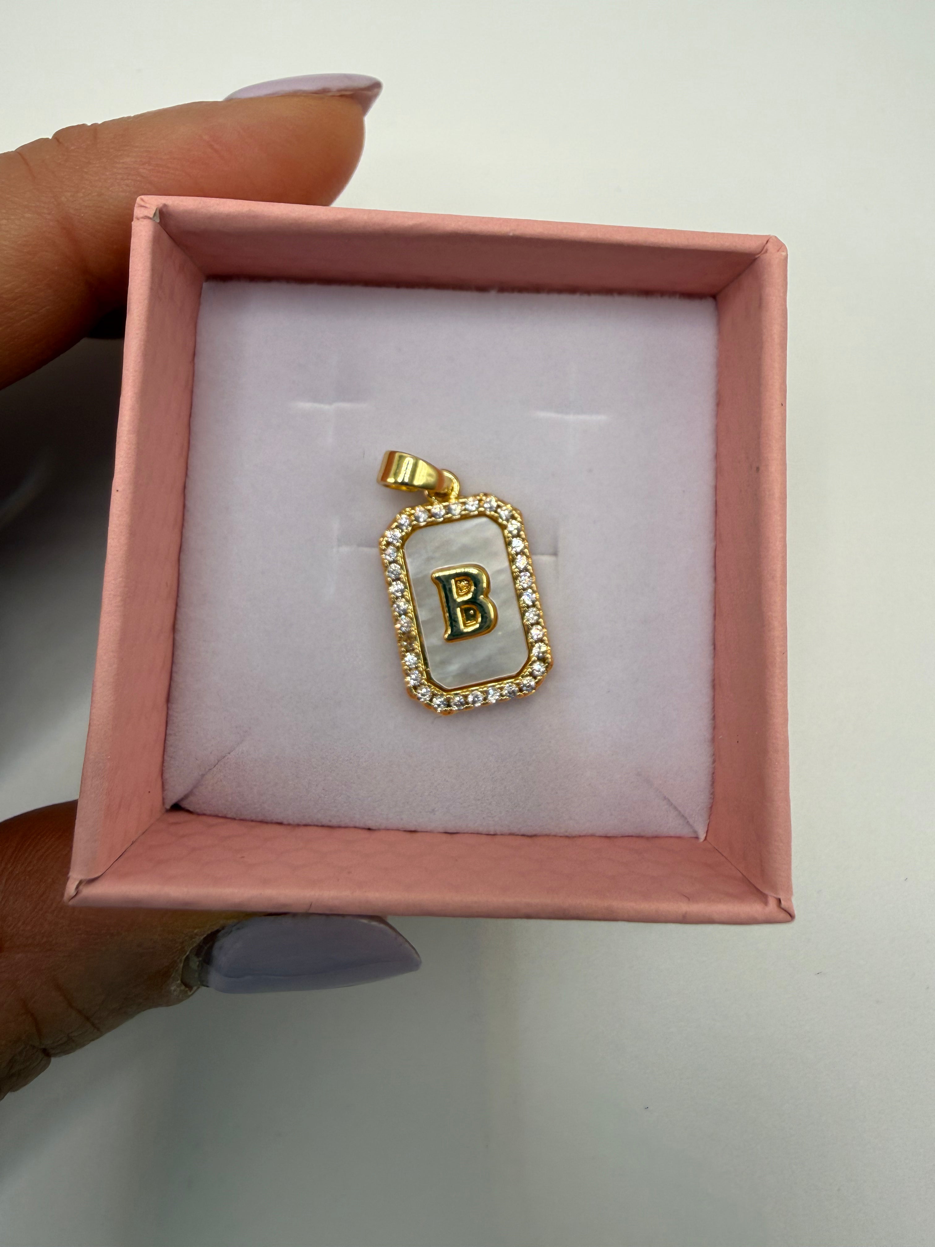 Lettere ORO COLLANA CALAMITA - B