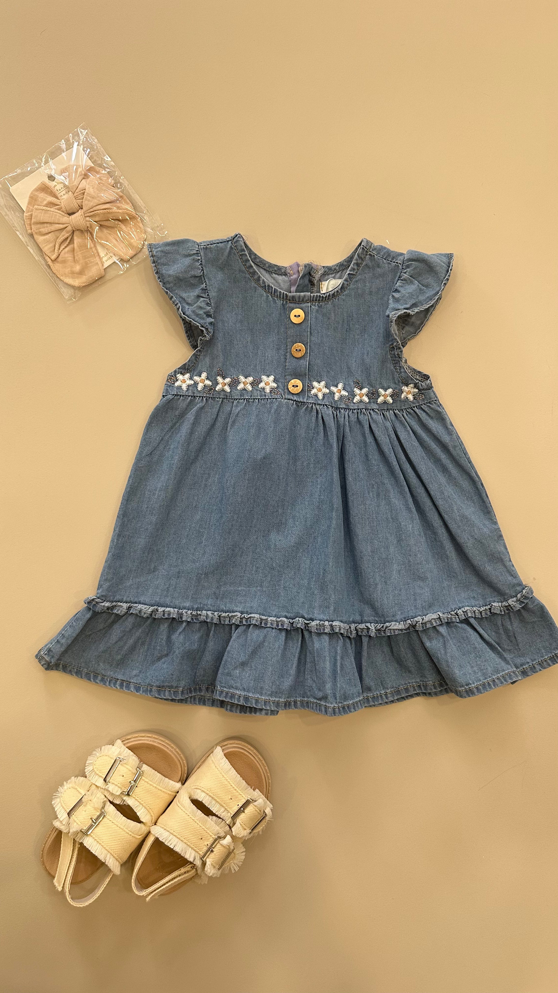 Vestitino FIORE 12-36M - JEANS