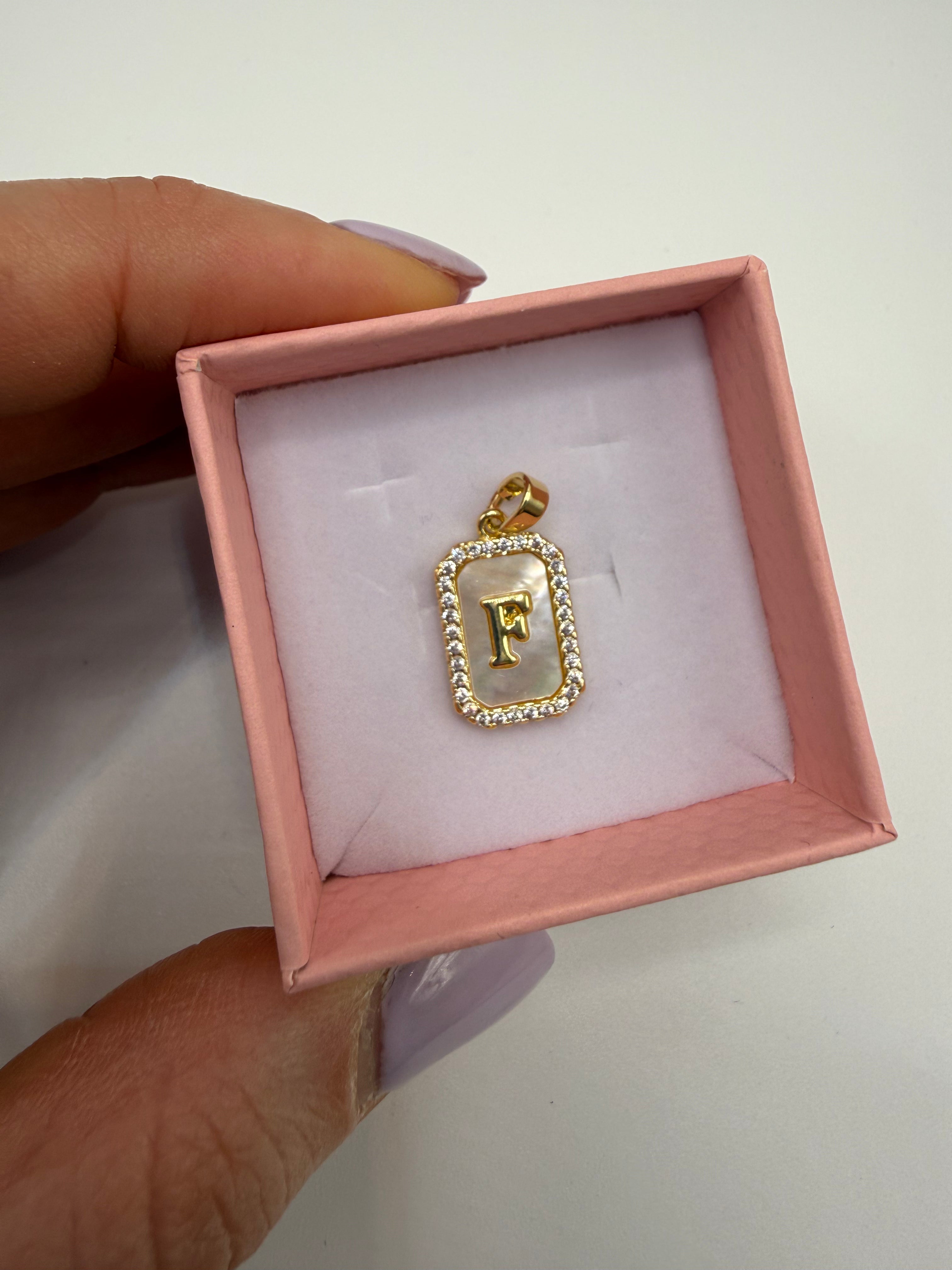 Lettere ORO COLLANA CALAMITA - F