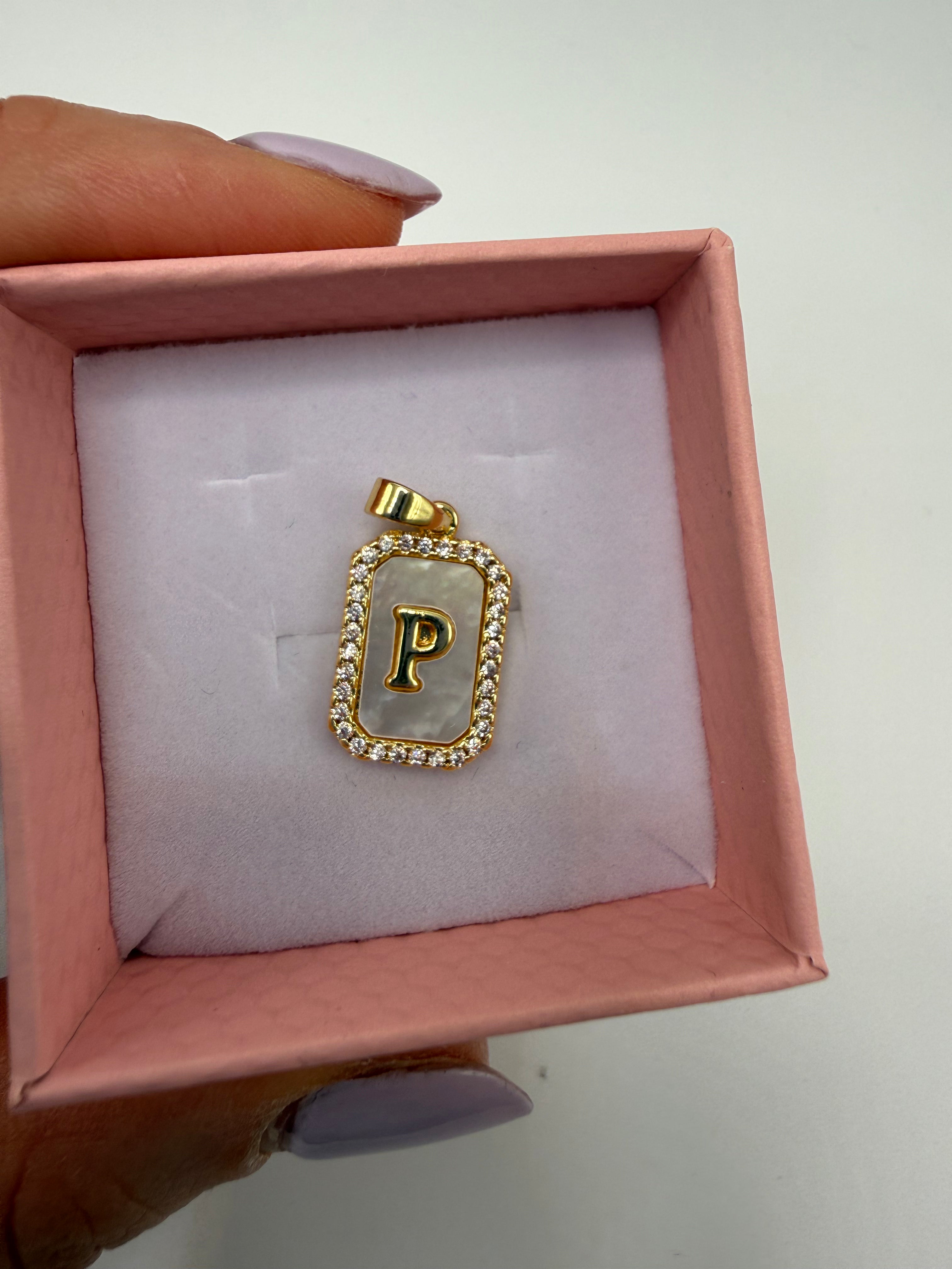 Lettere ORO COLLANA CALAMITA - P