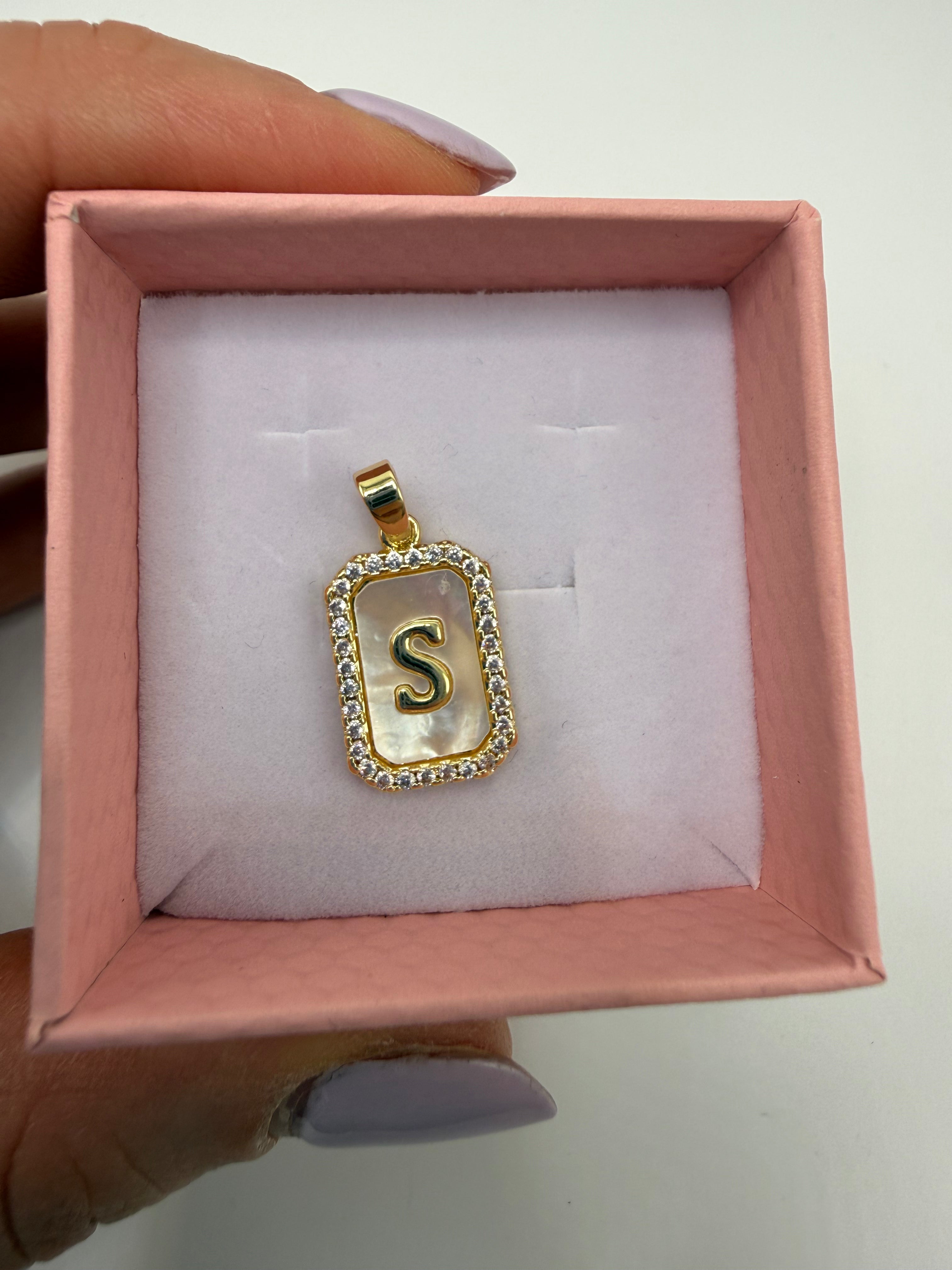 Lettere ORO COLLANA CALAMITA - S