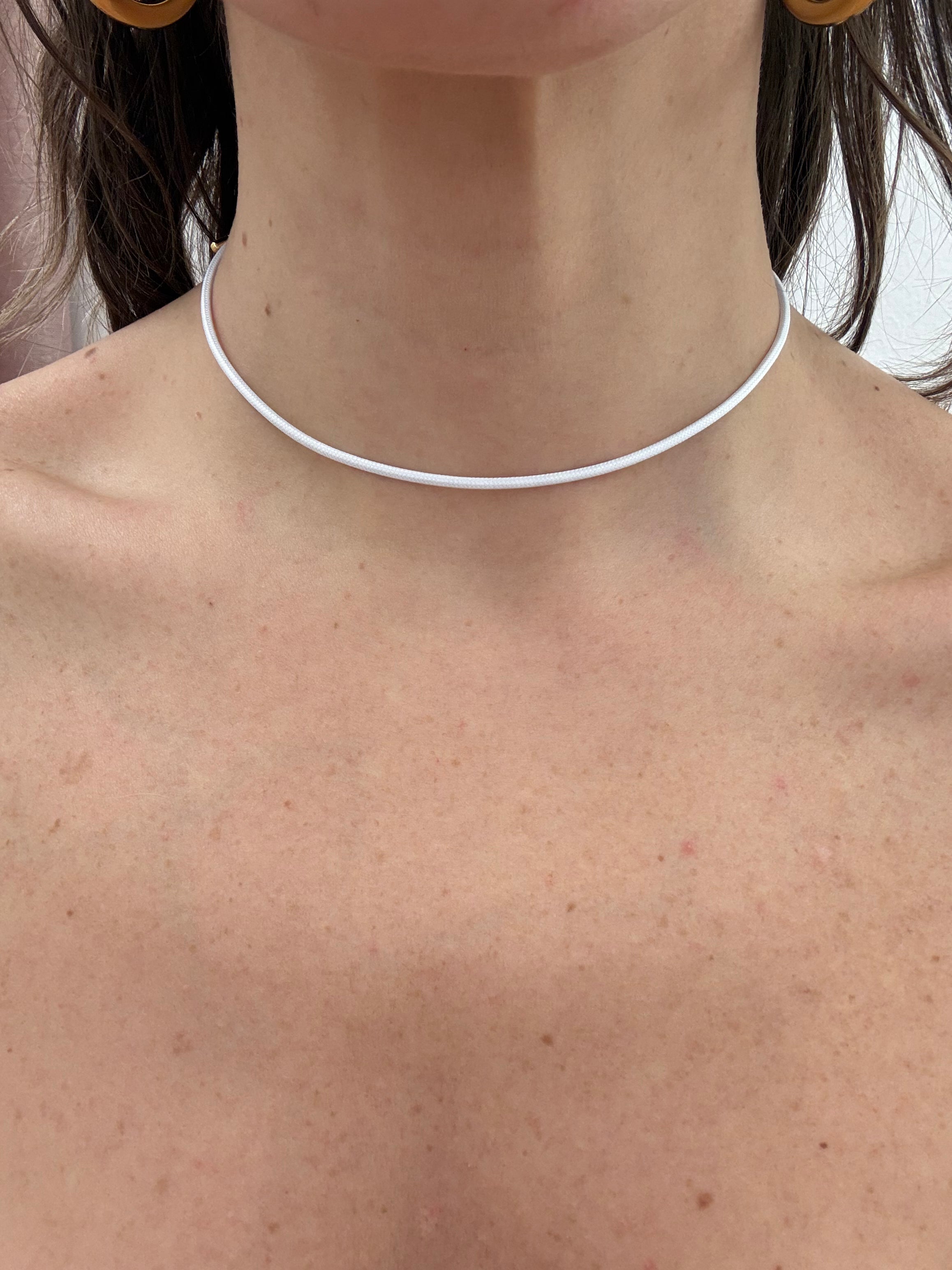 Collana A CALAMITA - BIANCO