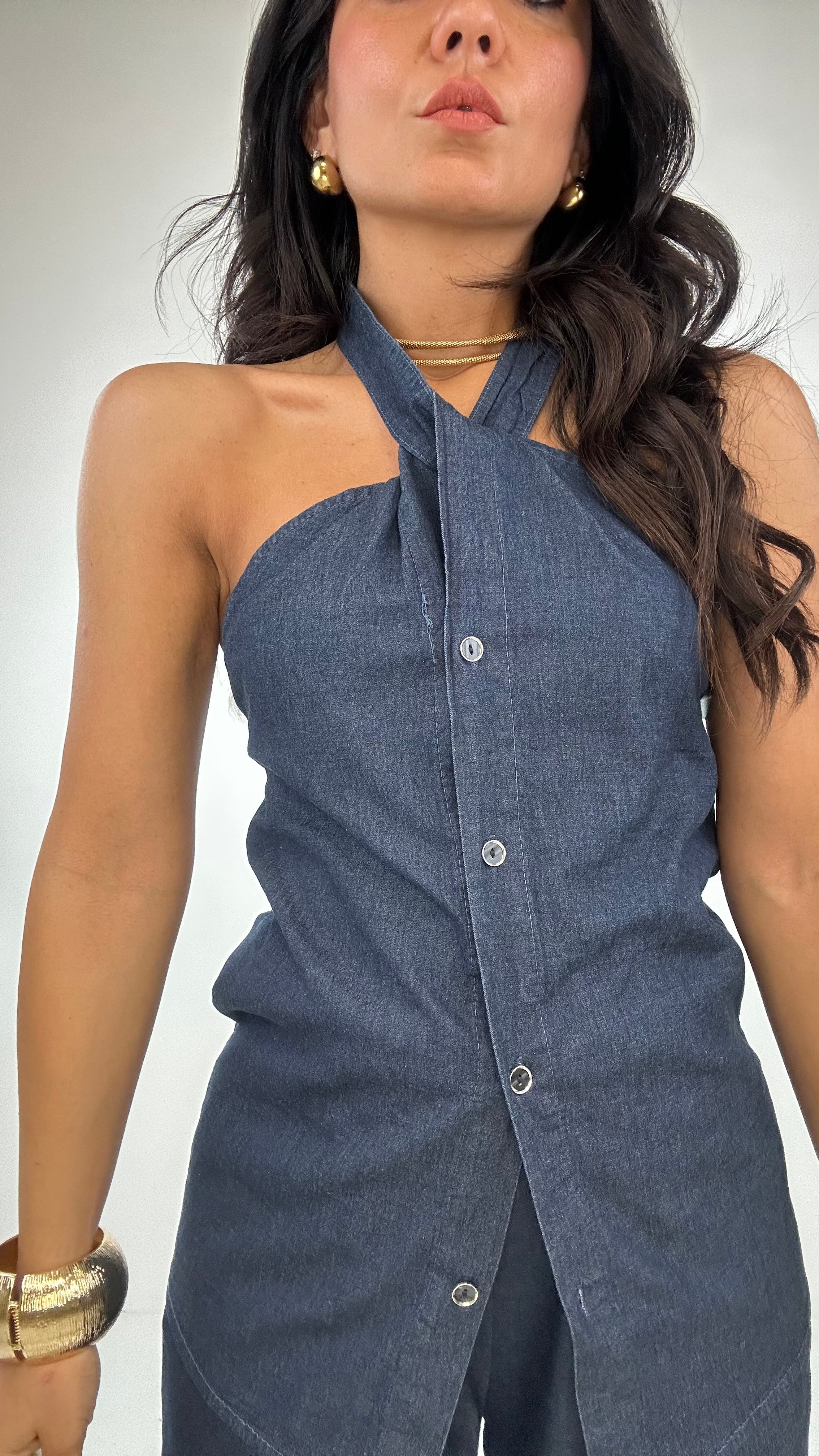 Completo DENIM ARISA - BLU