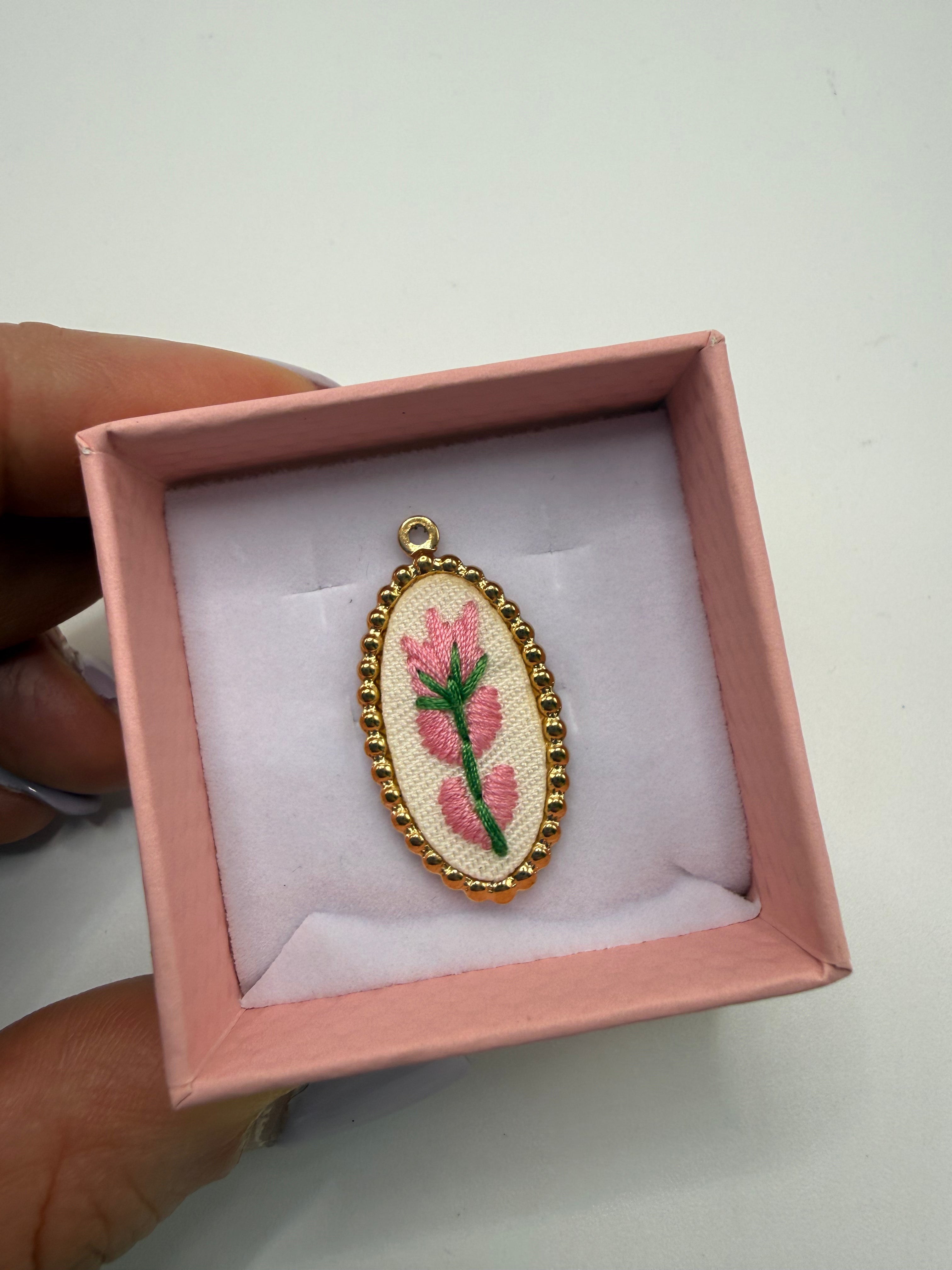 Charm COLLANA FIORI - ROSA