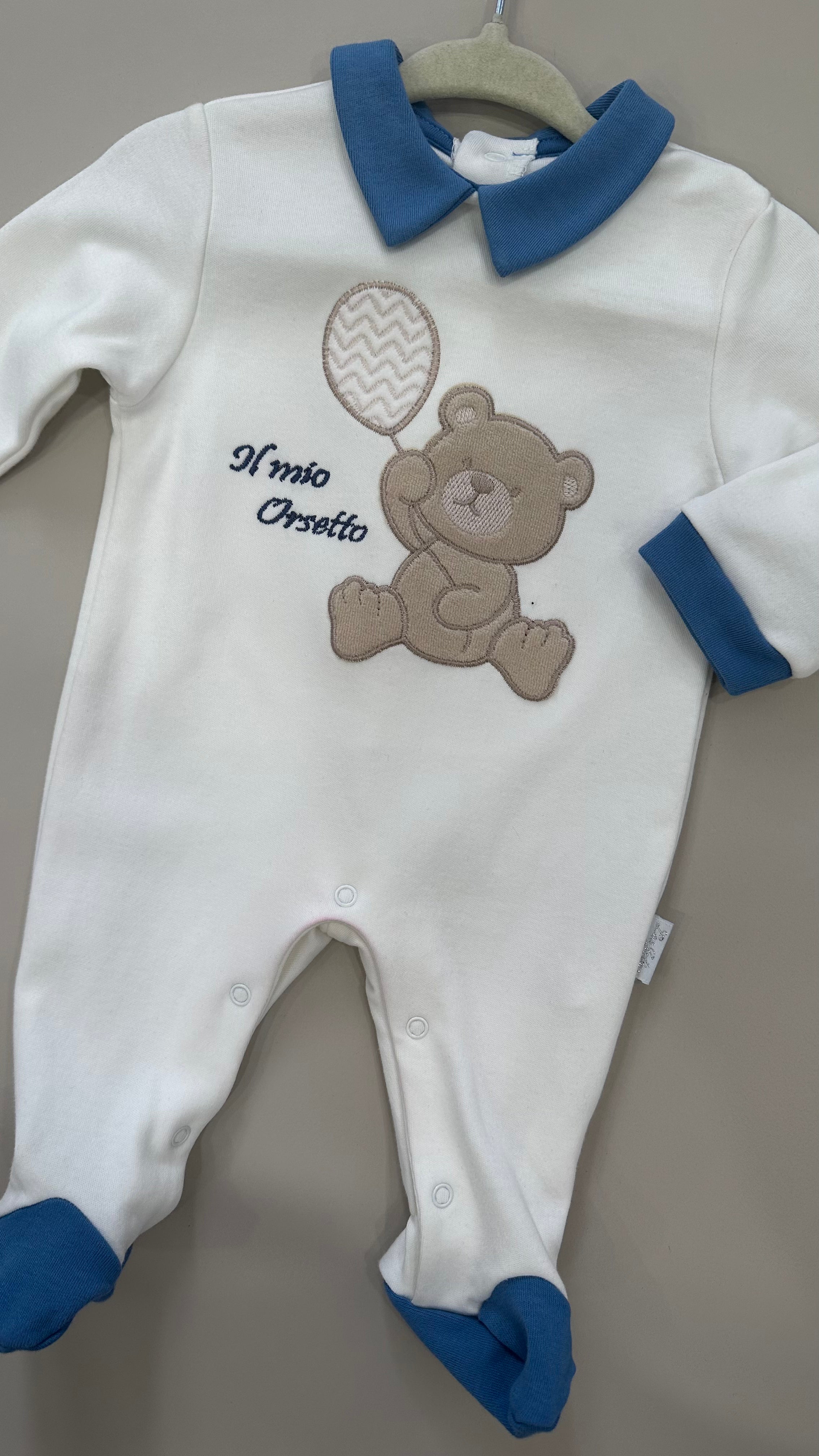 Tutina MIO ORSETTO 0-6M - BIANCO