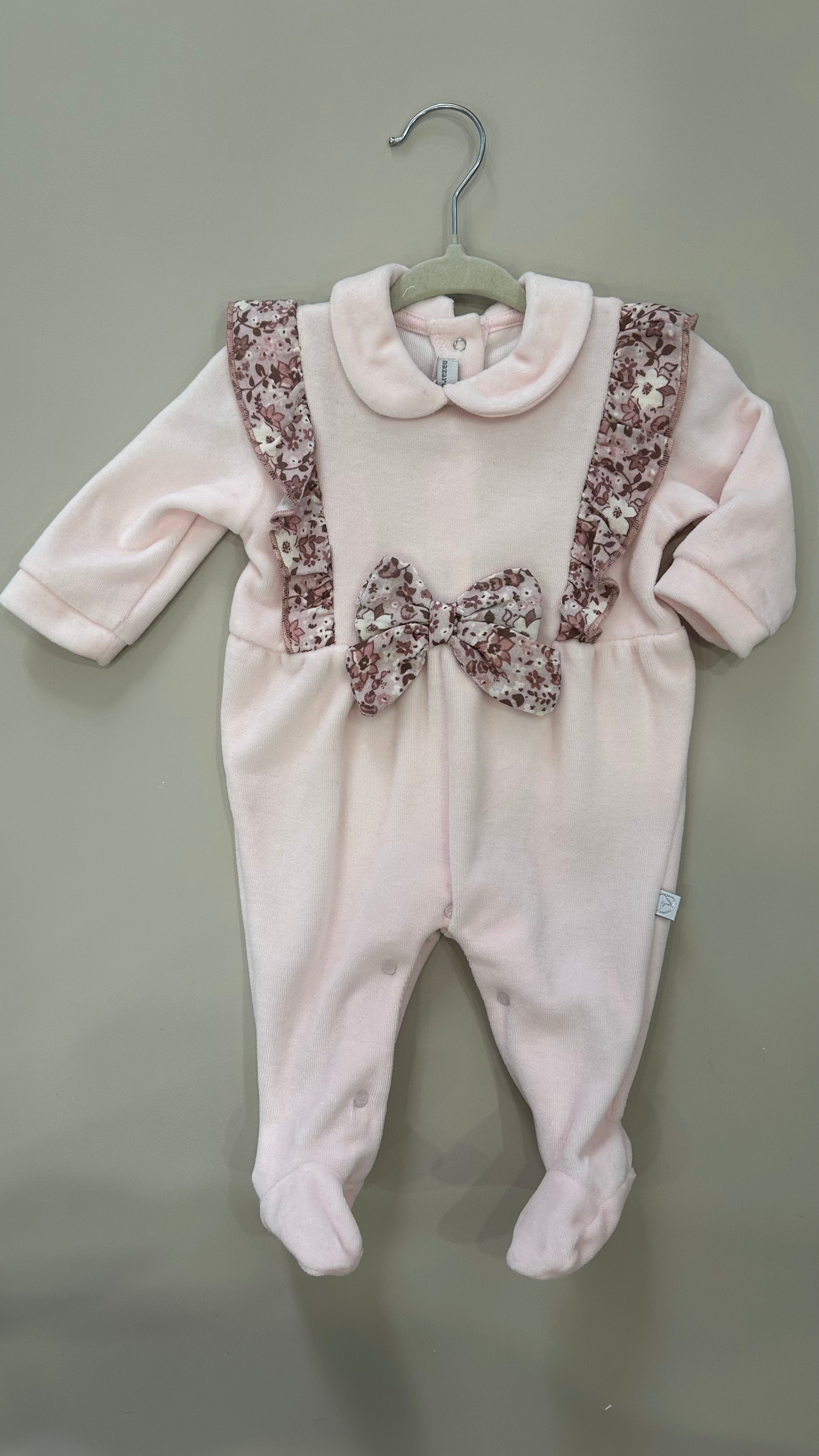 Tutina FIOCCO 1-9M - ROSA