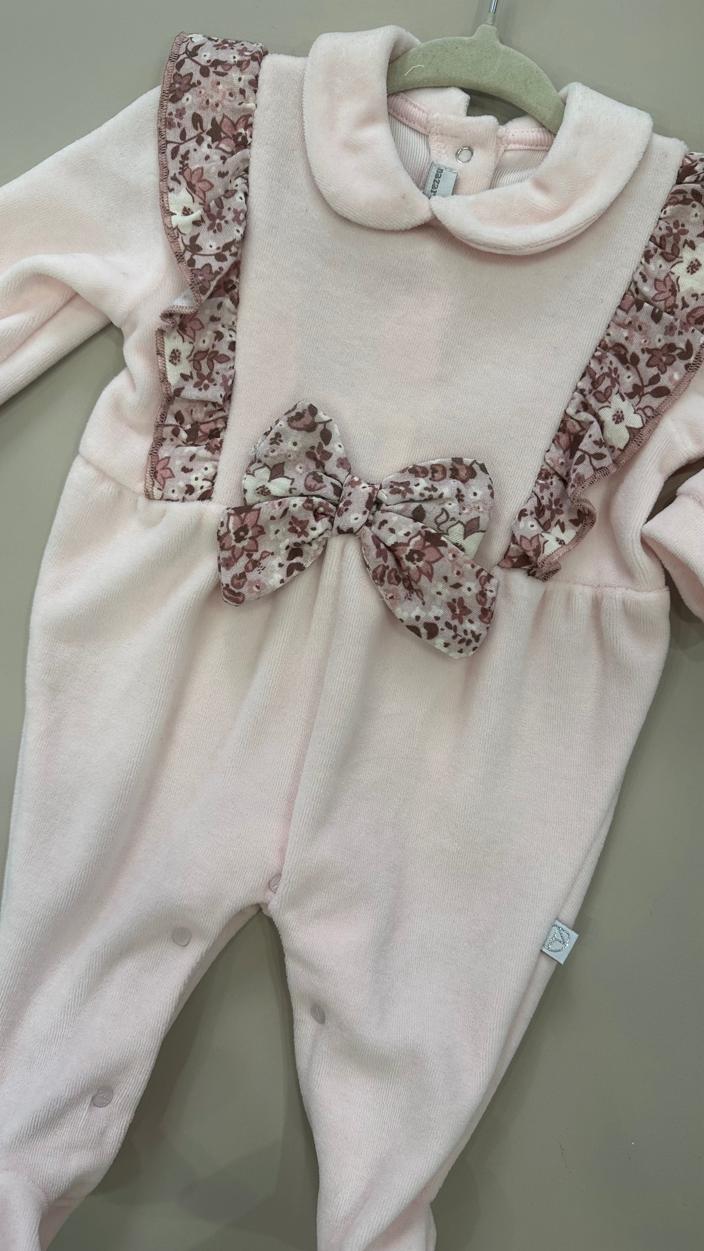 Tutina FIOCCO 1-9M - ROSA