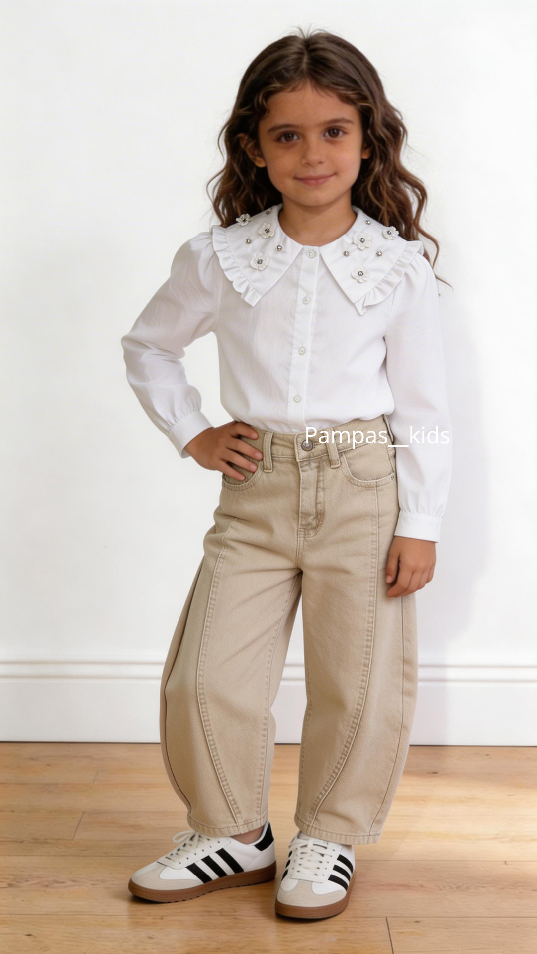 Jeans BALLON LEOX 4-14A - BEIGE