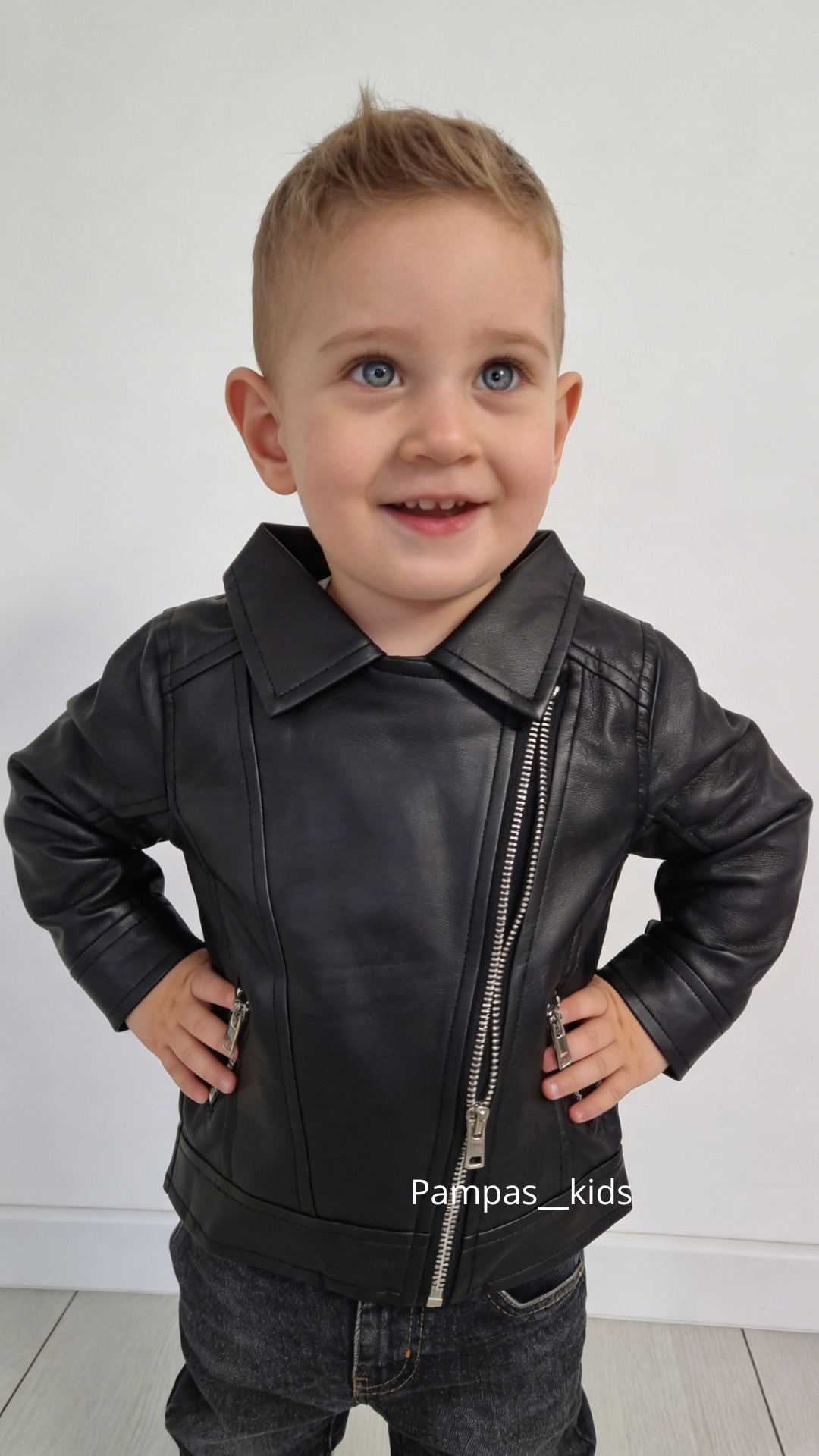 Chiodo ECOPELLE STELLE 12-36M - NERO