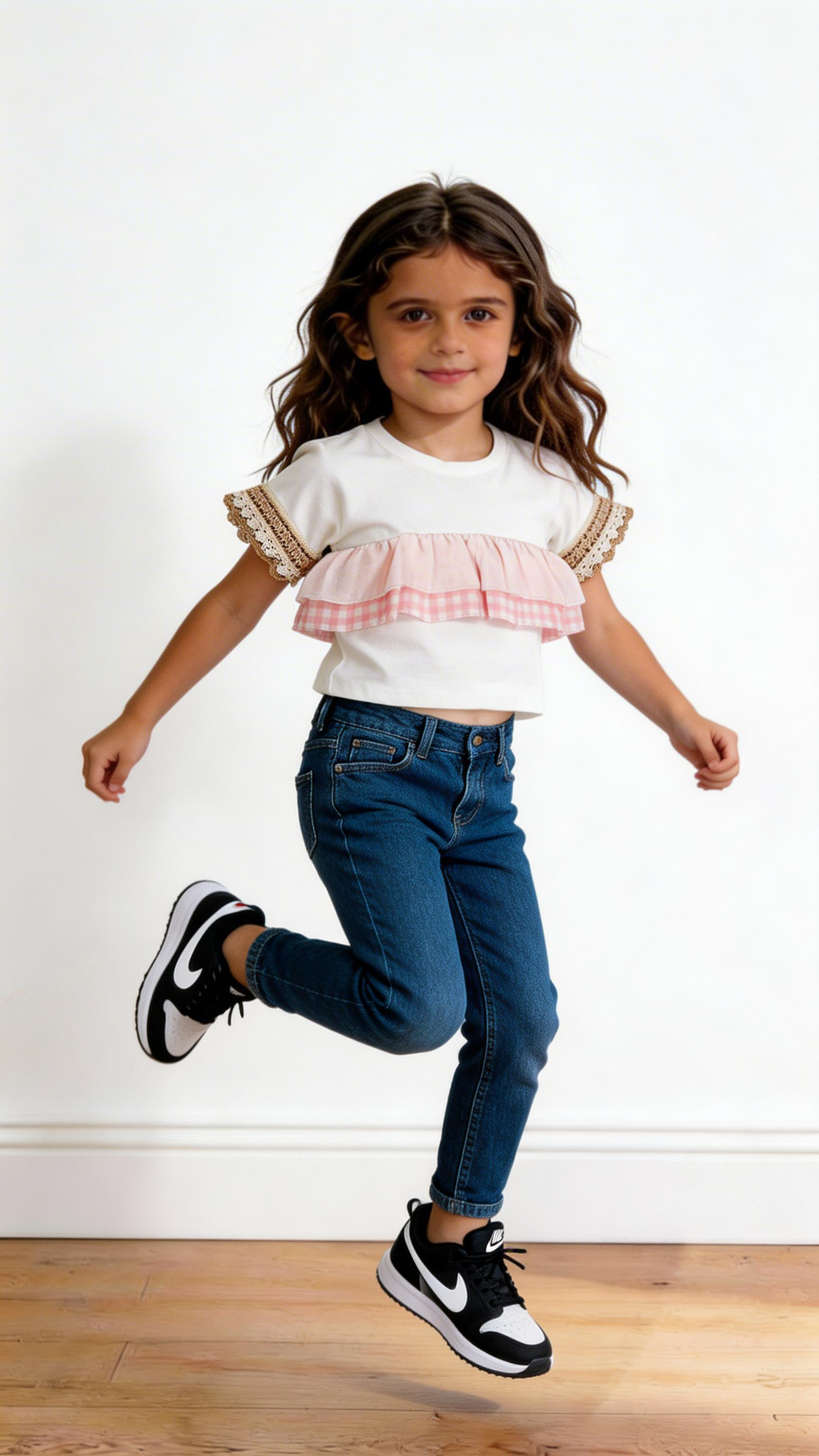 T-shirt INDY 4-14A - BIANCO