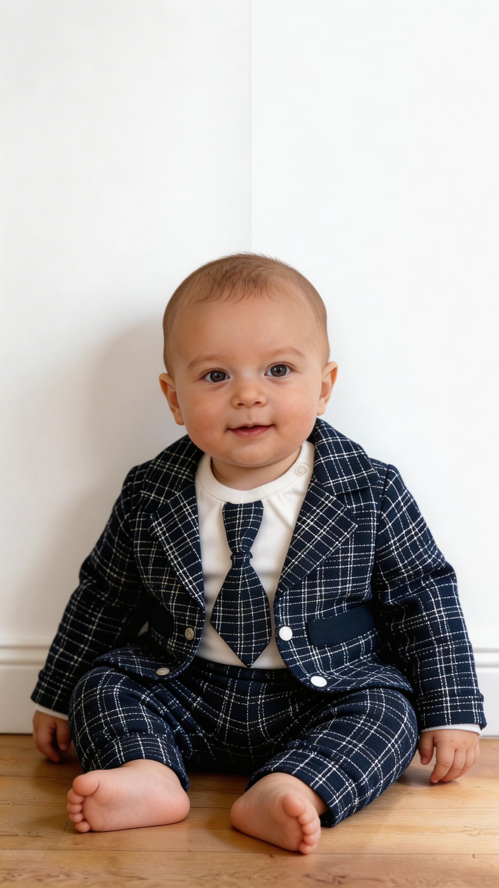 Completo ELEGANT 0-9M - BLU