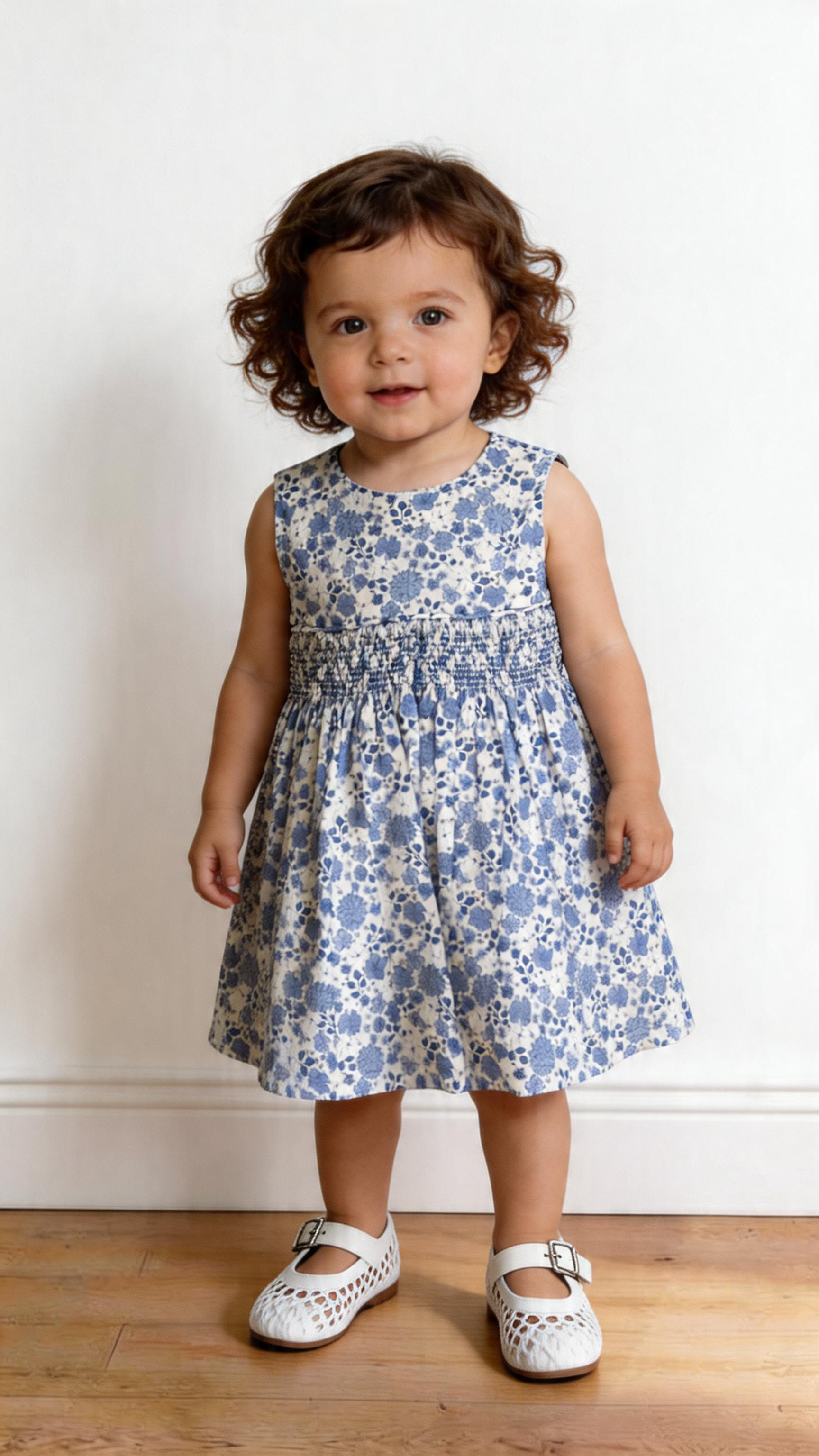 Vestitino FIOR DI PRIMAVERA 12-36M - BLU