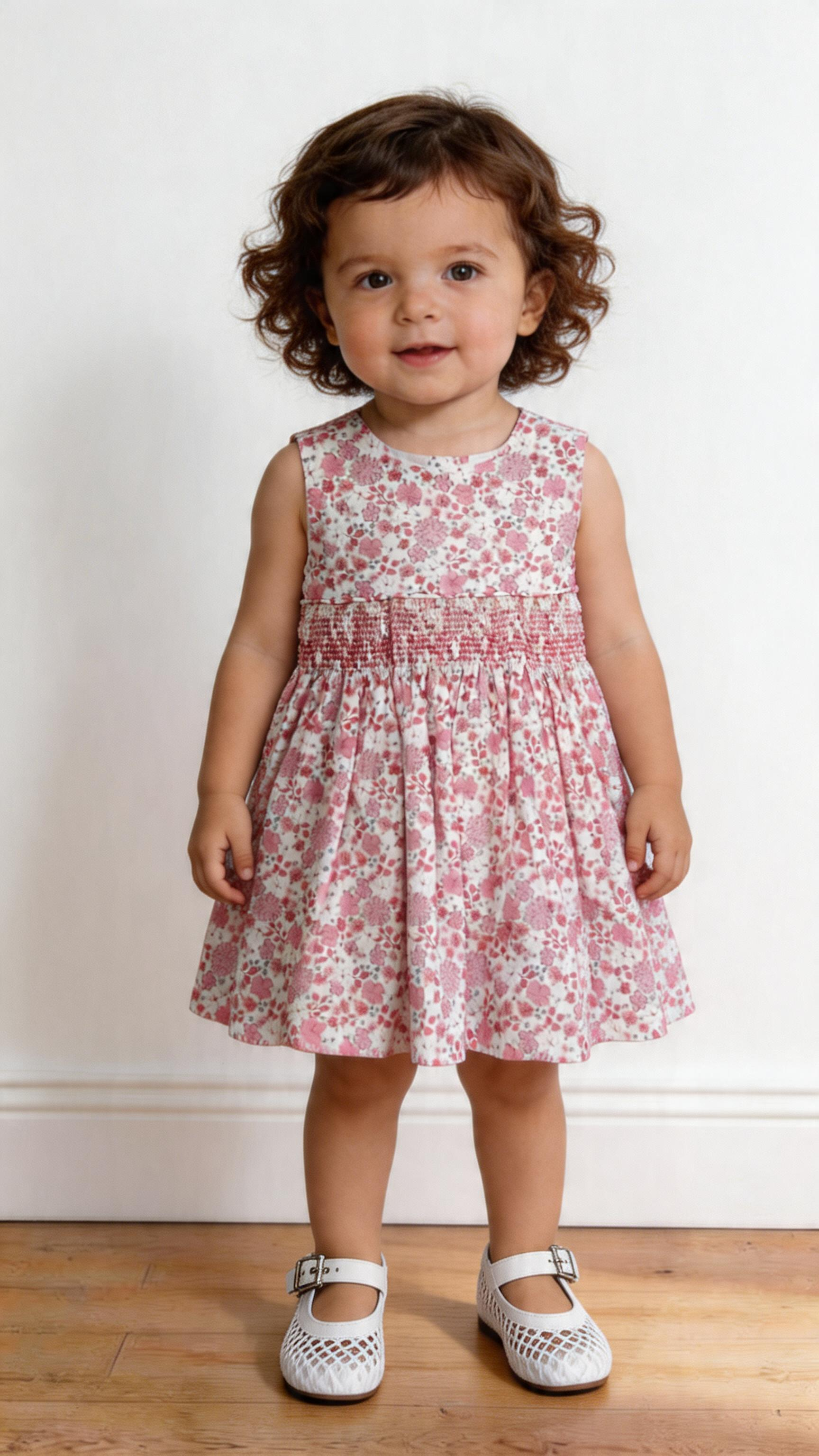 Vestitino FIOR DI PRIMAVERA 12-36M - ROSA