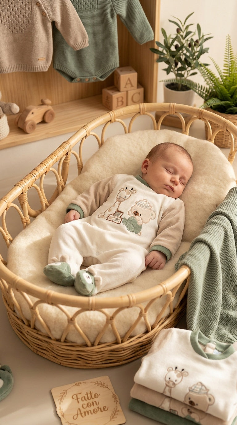 Tutina IN CINIGLIA GIRAFFAO 0-12M - VERDE