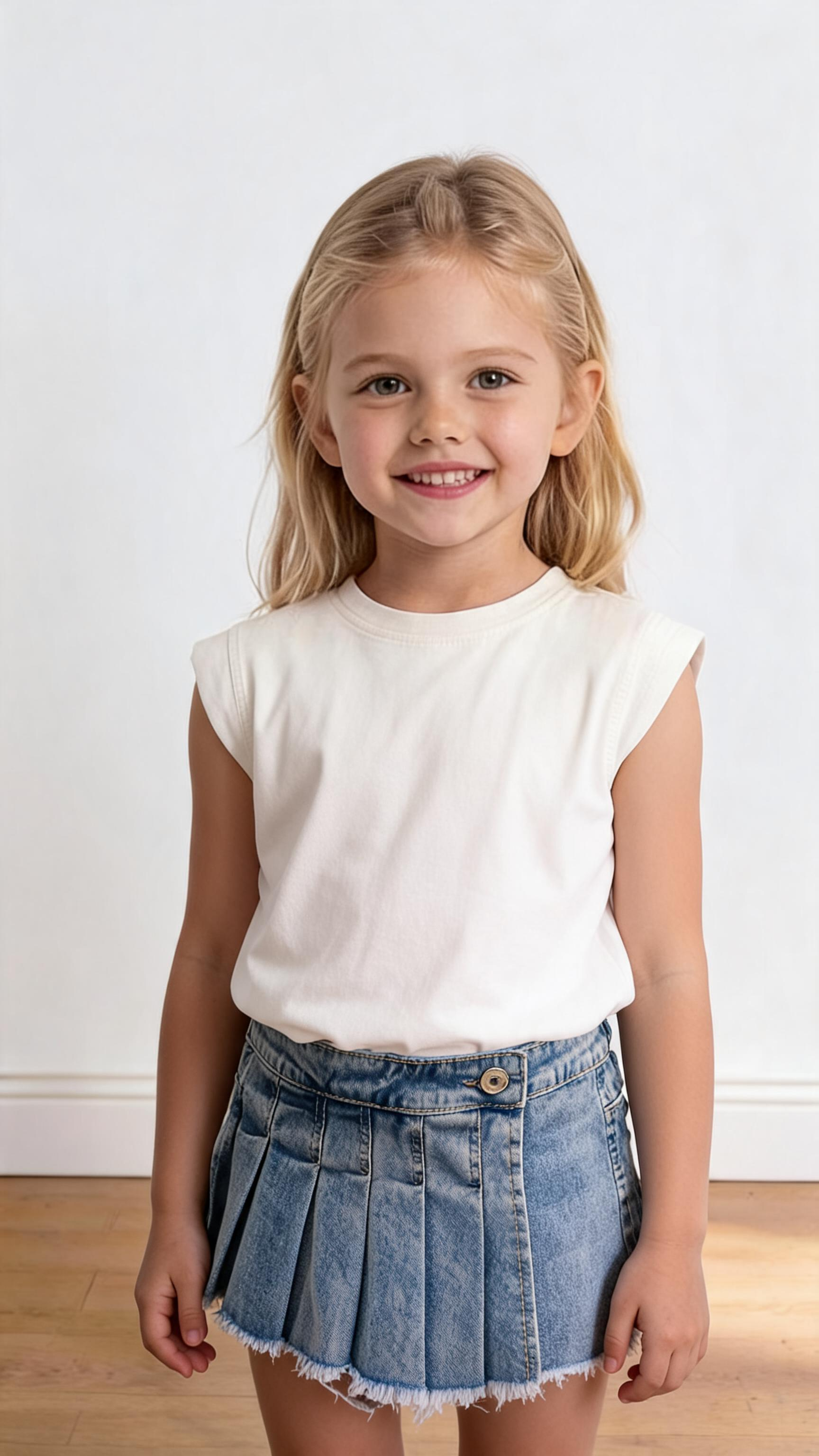 Pantagonna PIEGHETTA 4-14A - JEANS