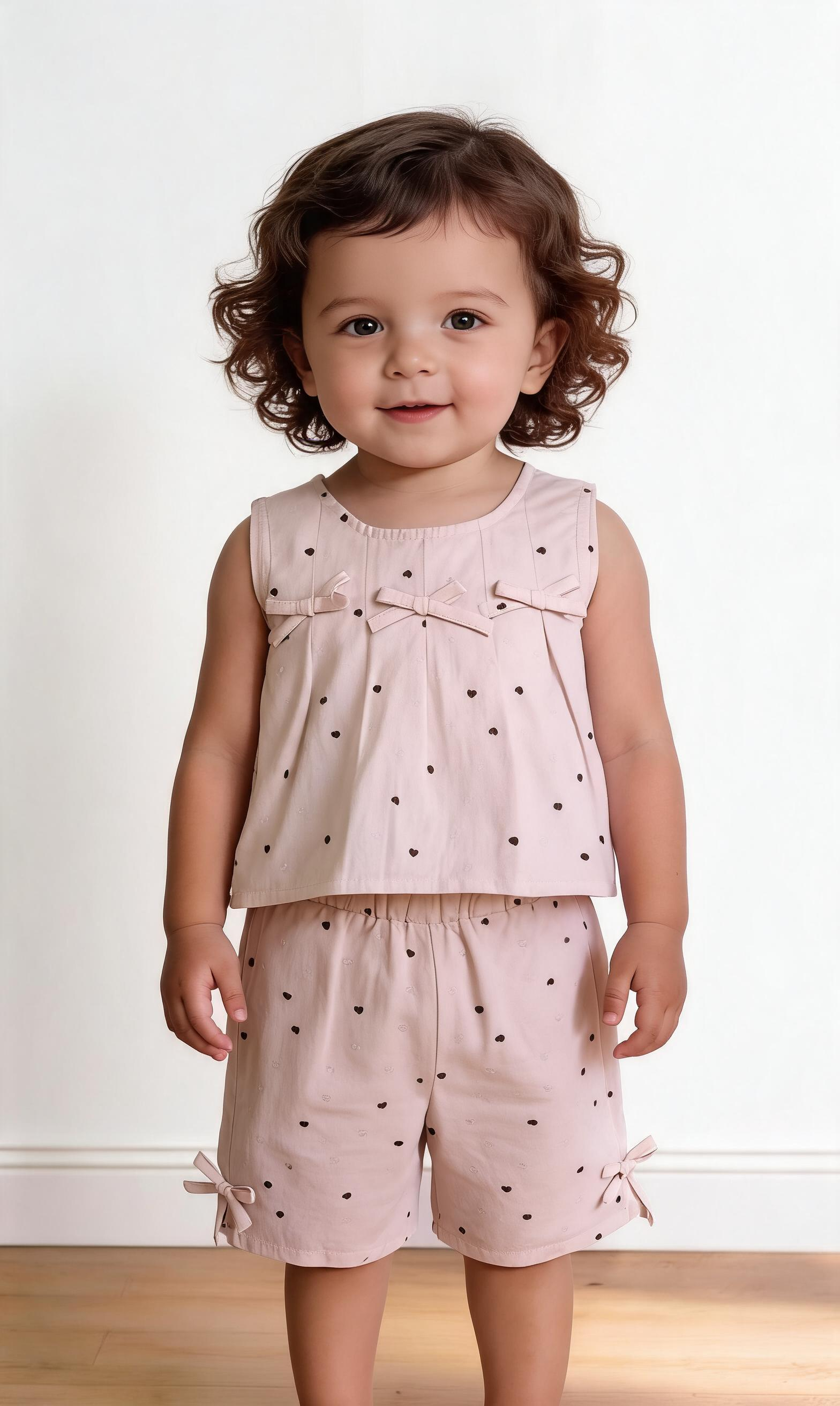 Coordinato 1000 CUORI 12-36M - ROSA CIPRIA