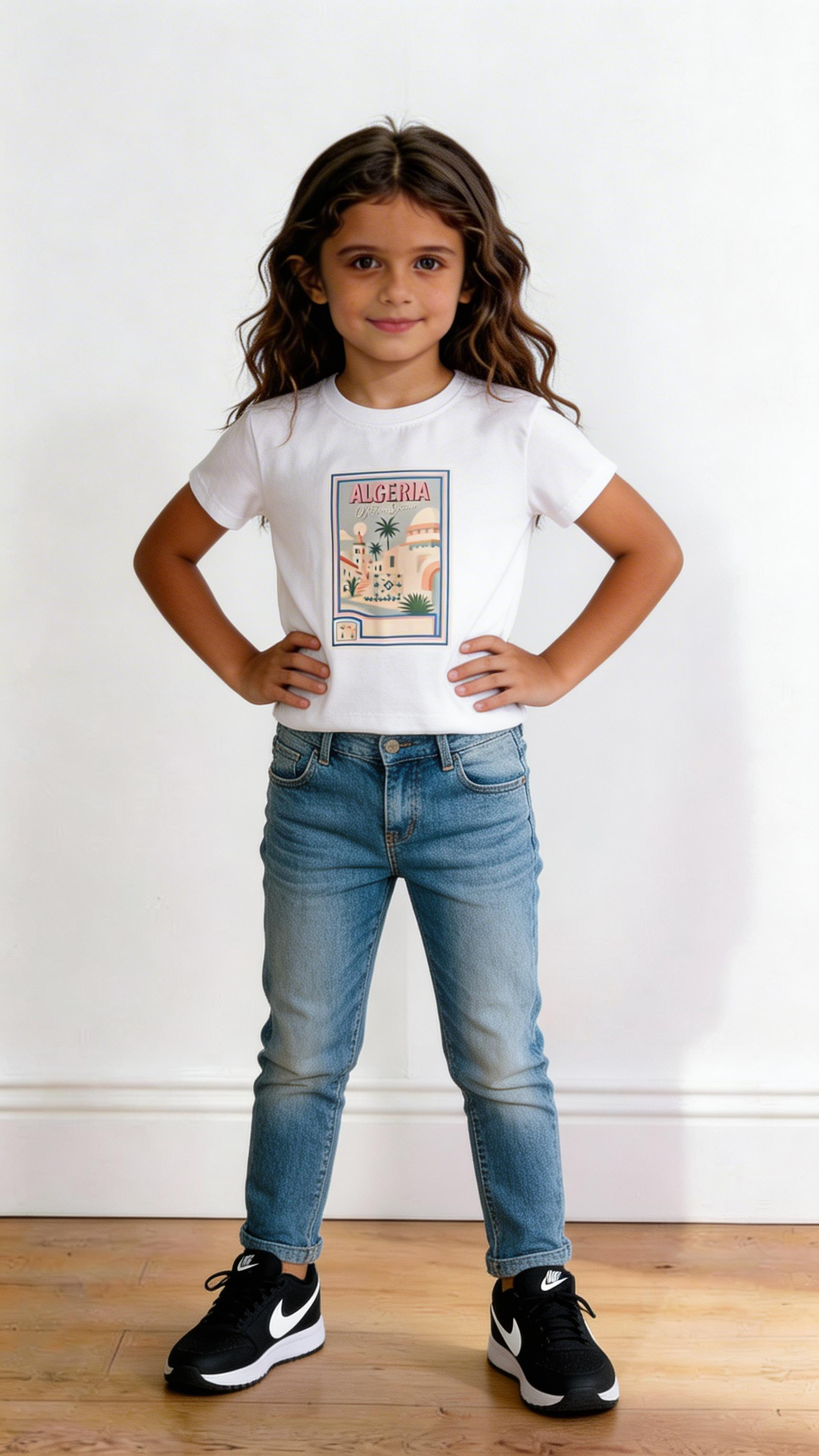 T.shirt ALGERIA 4-14 - BIANCO