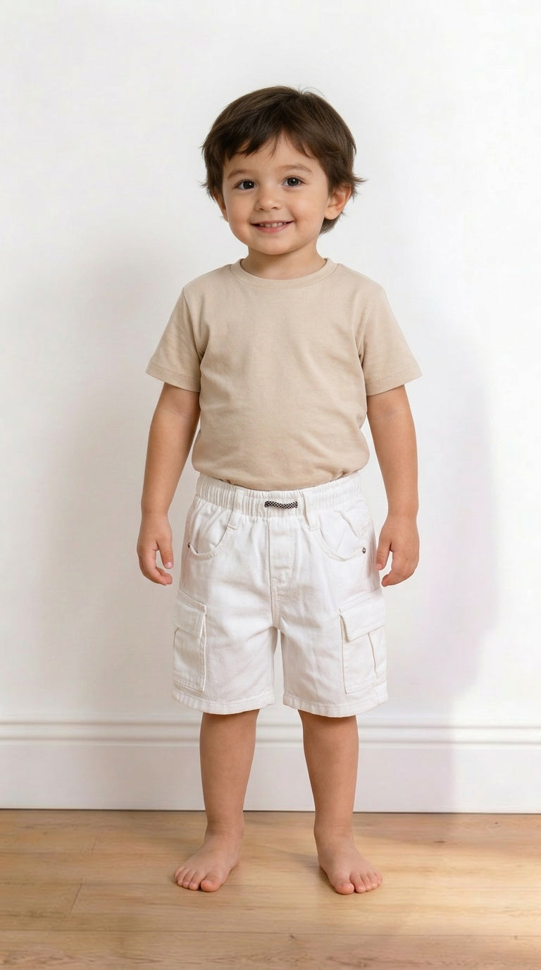 Pantalone CARGO 12-36M - BIANCO
