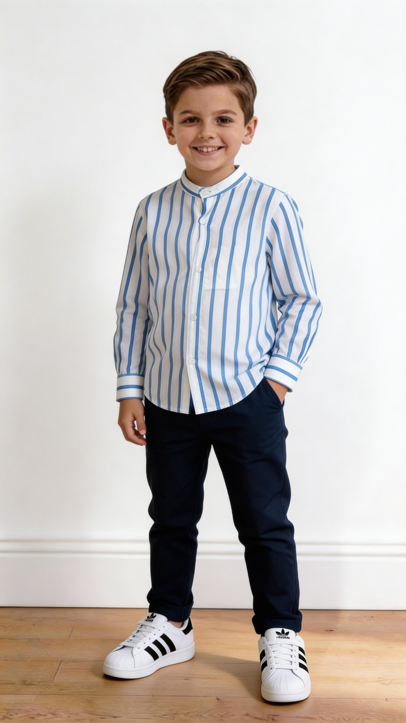 Pantalone COTONE GANG 4-14A - BLU