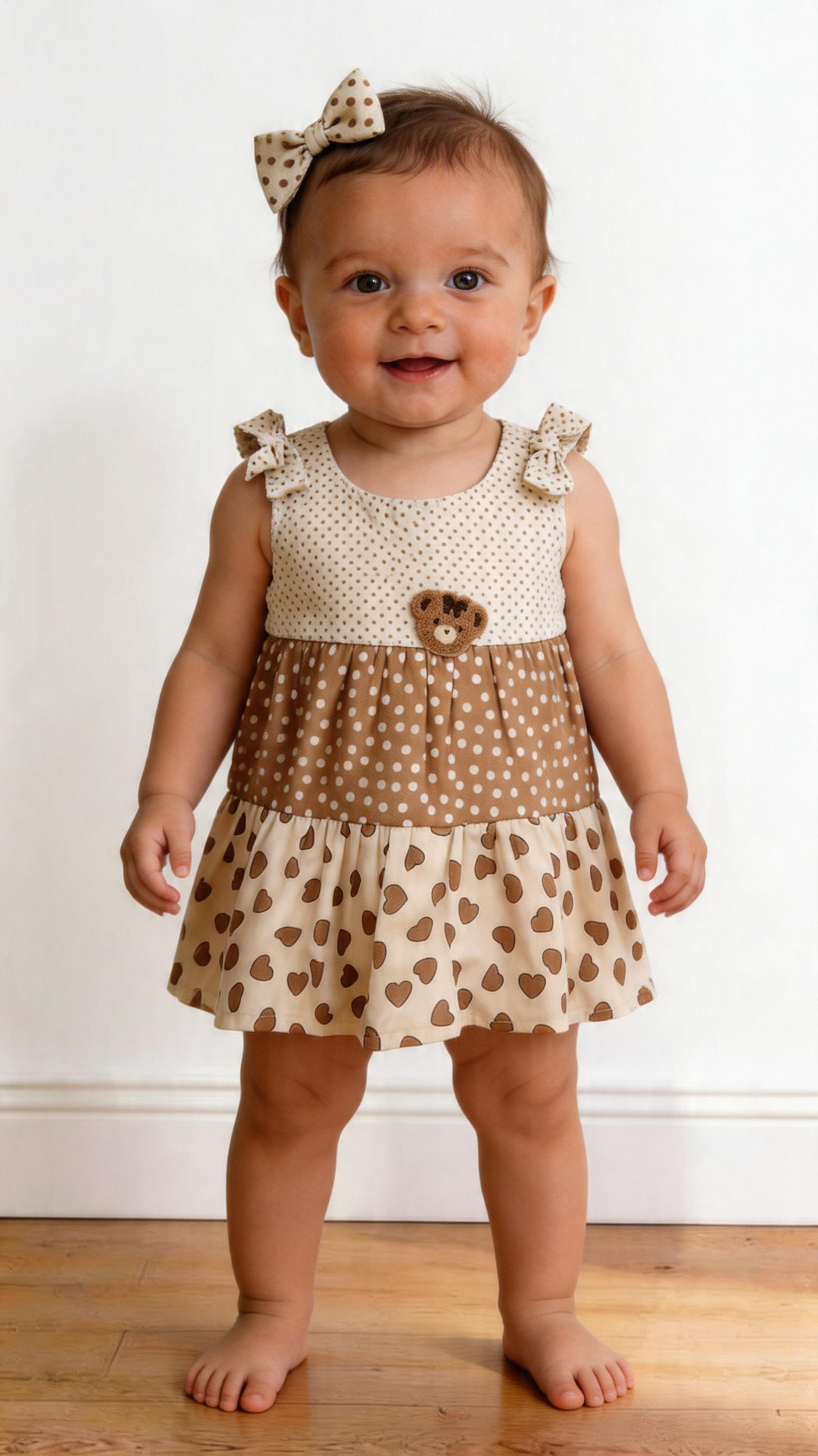 Vestitino ORSO 3-24M - MARRONE