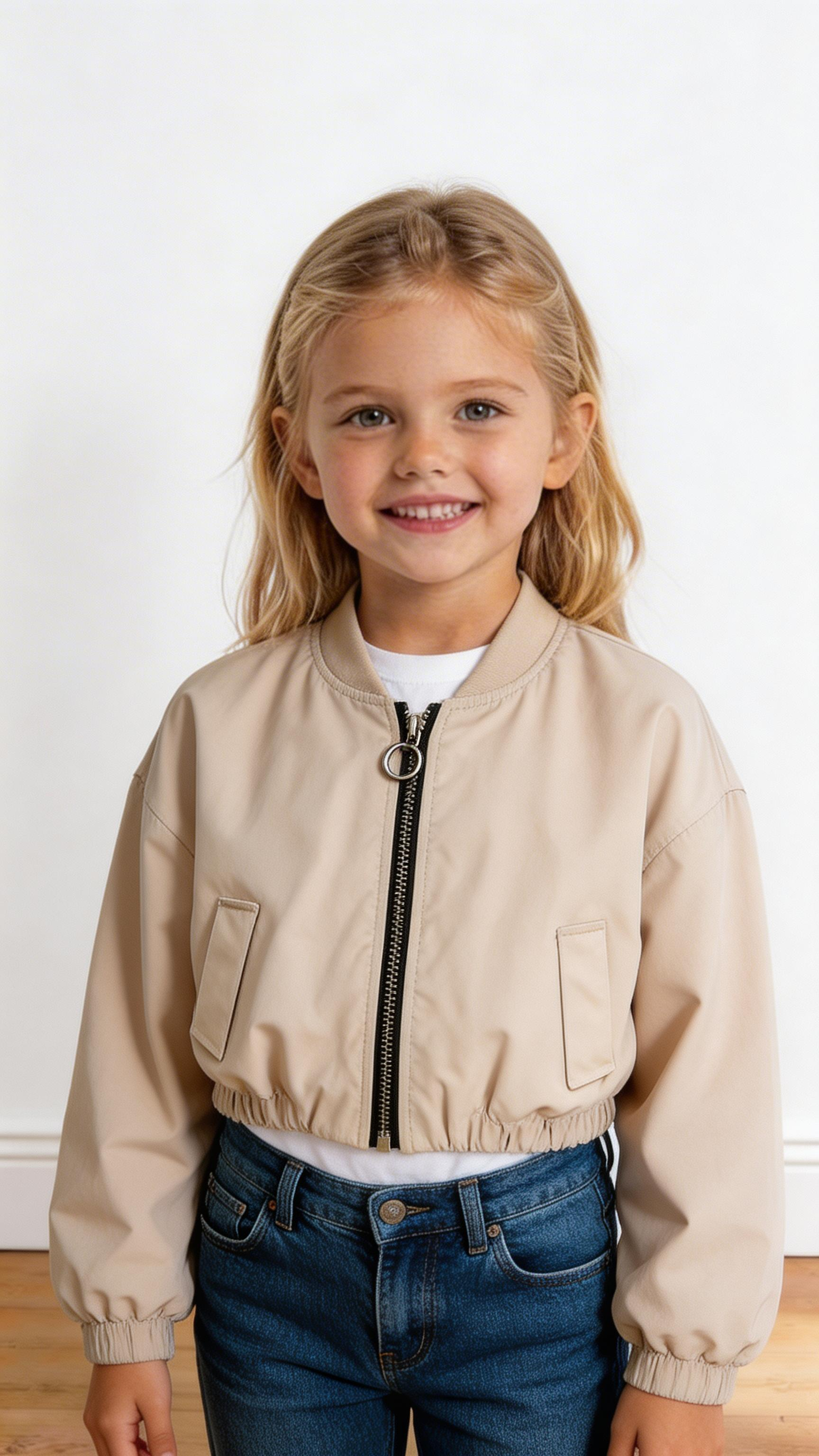 Giubbino BOMBER 4-14A - BEIGE