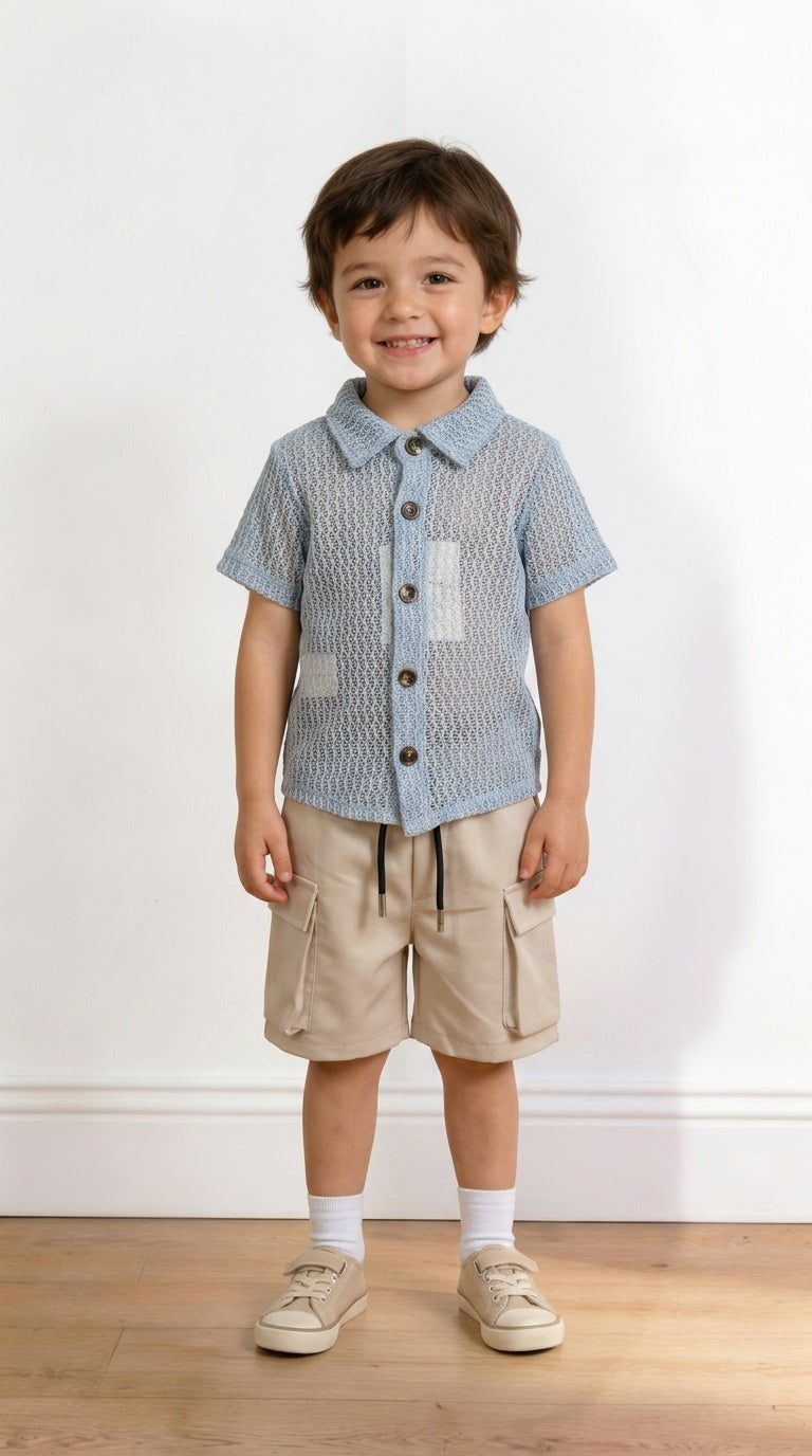 Pantaloncino CON TASCONI 12-36M - BEIGE