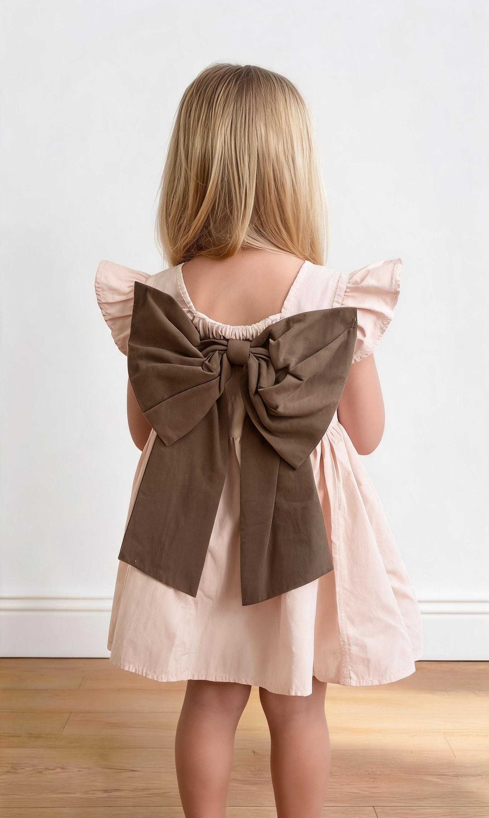 Vestitino CON FIOCCO SUL RETRO - ROSA