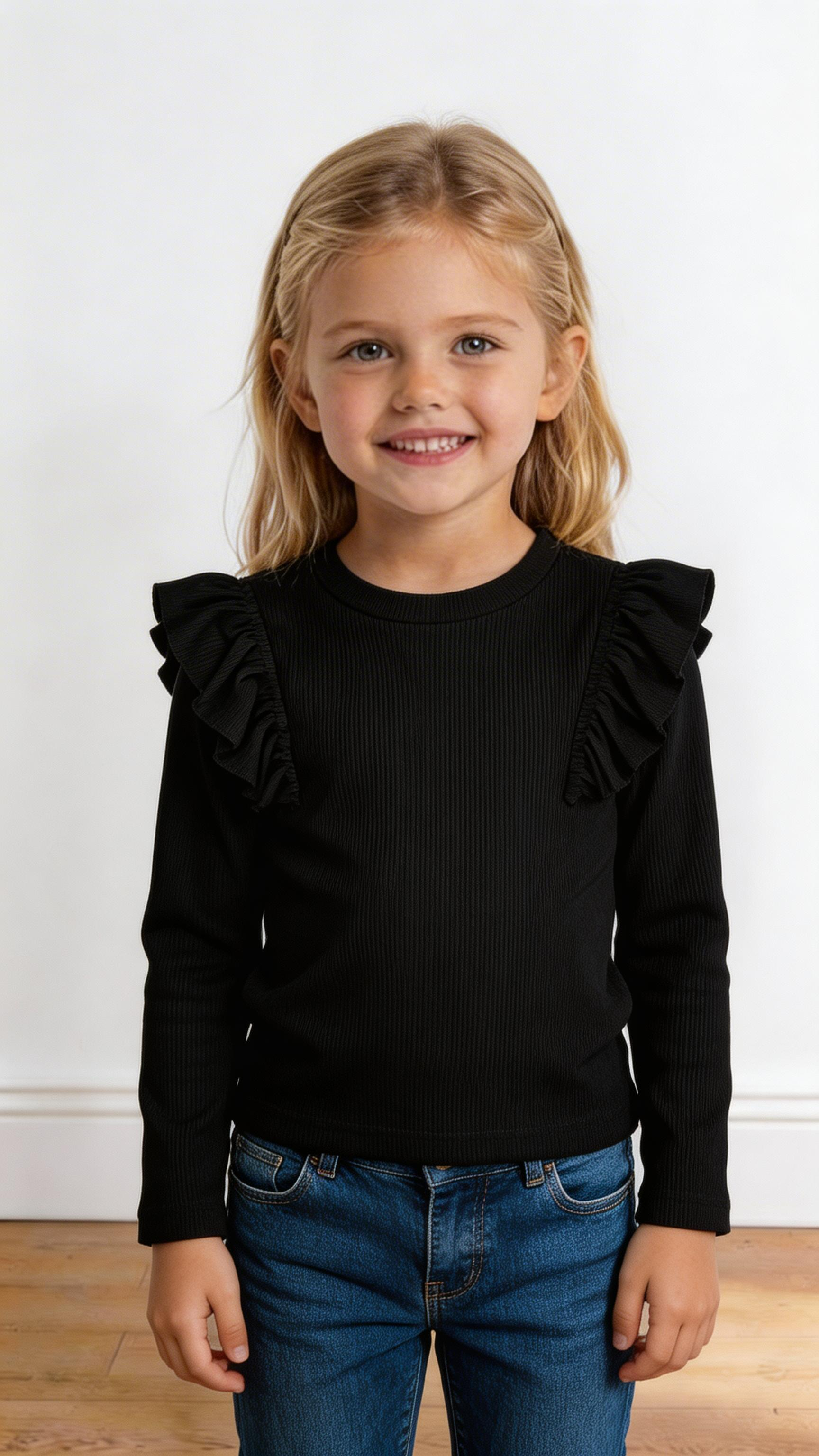Maglia COSTINA ROUGE 4-12A - NERO