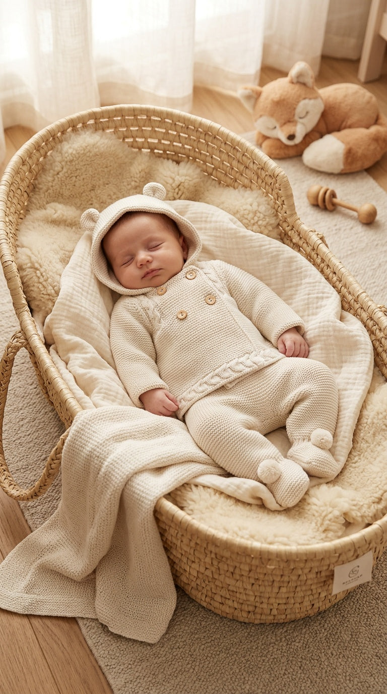 Coordinato CAPPOTTINO IN MAGLIA - BEIGE
