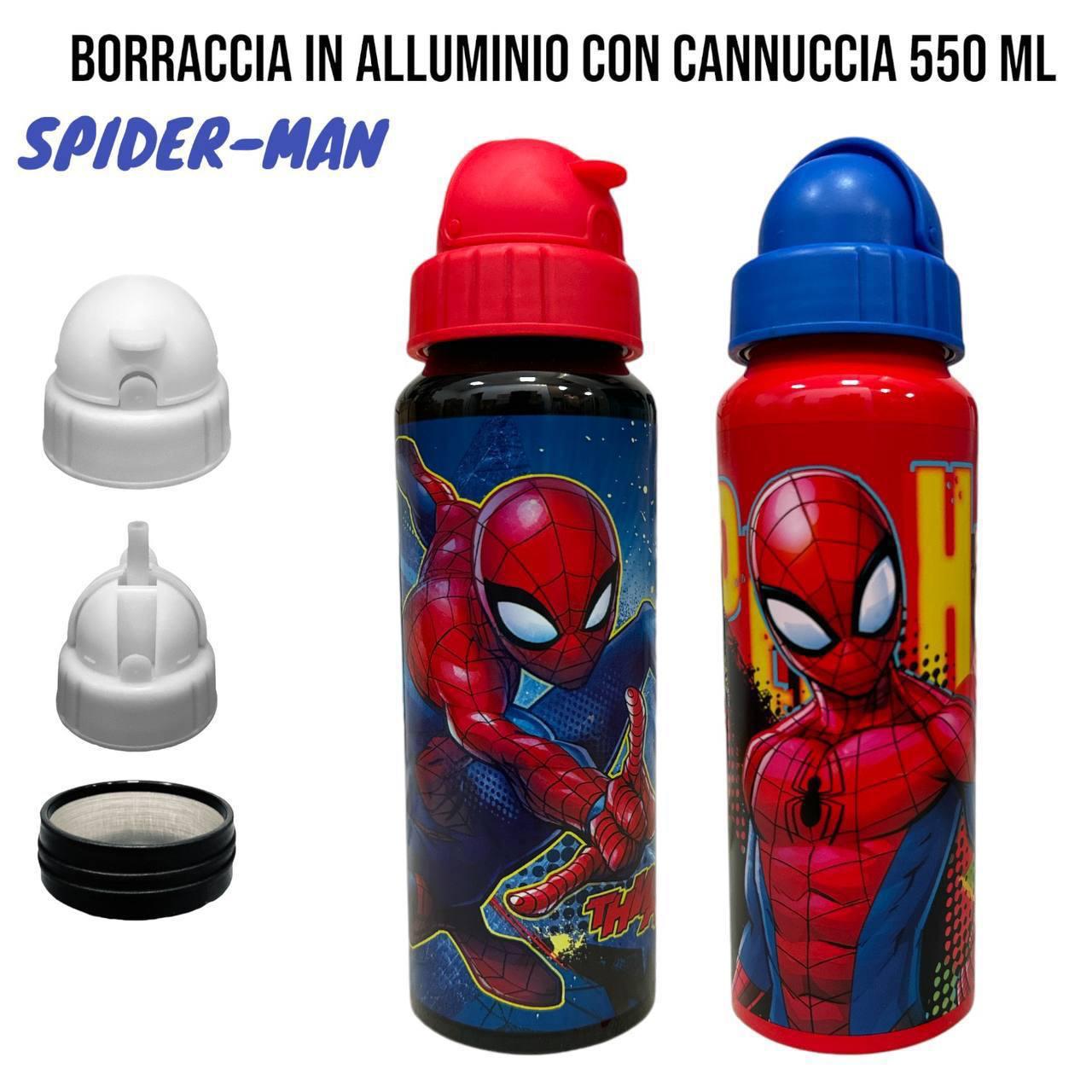 Borraccia CON CANNUCCIA 550 ml - BLU SCURO