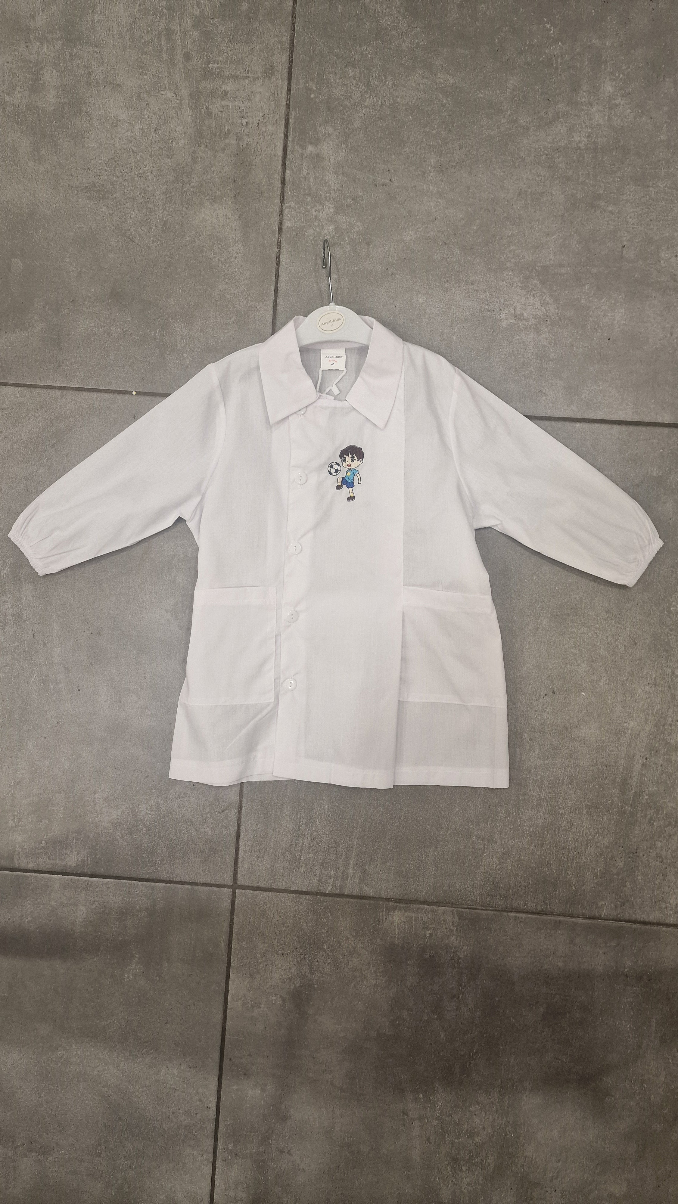 Grembiule ASILO ANGEL BOTTONI - BIANCO