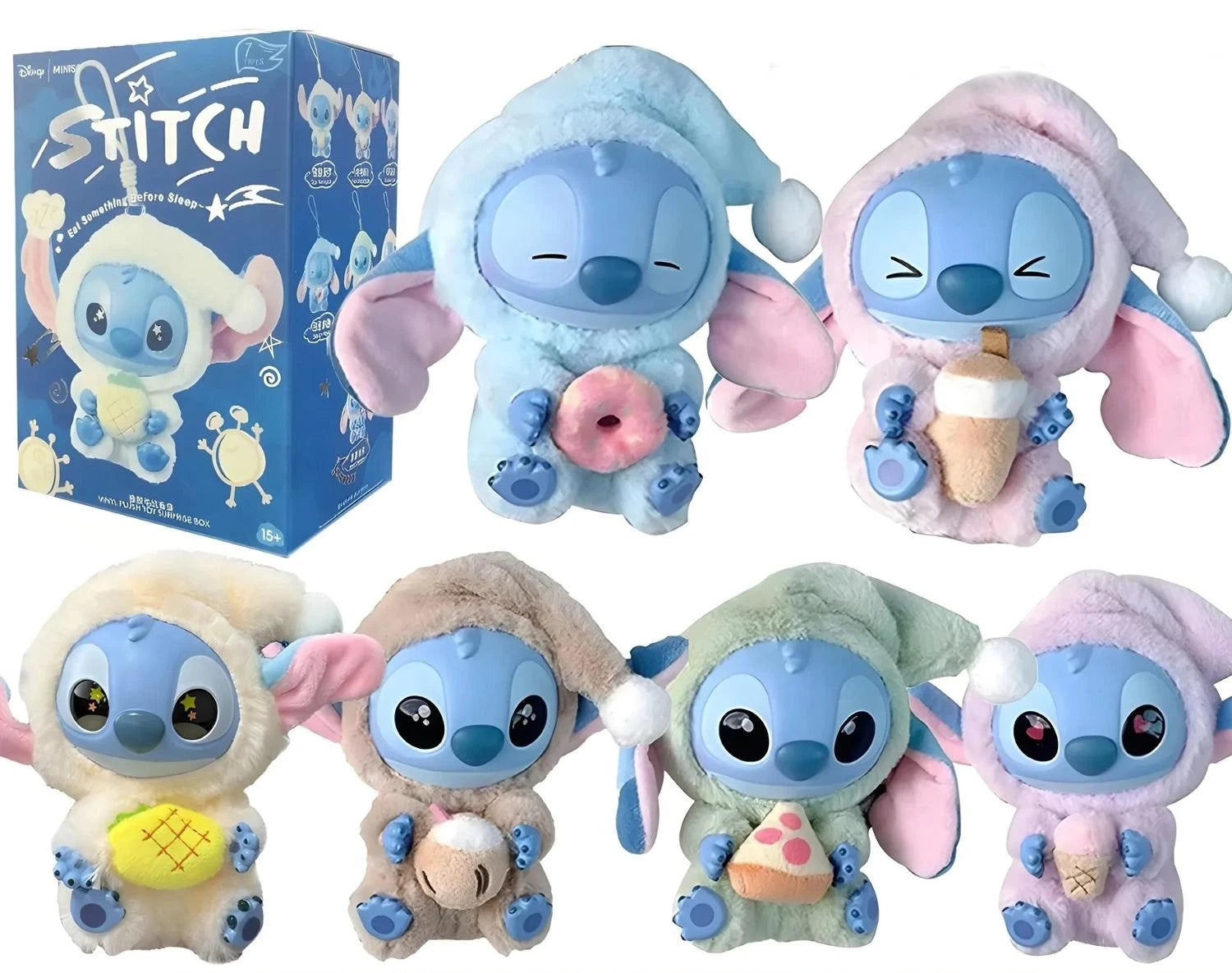Labubu STITCH MANGIA - BLU