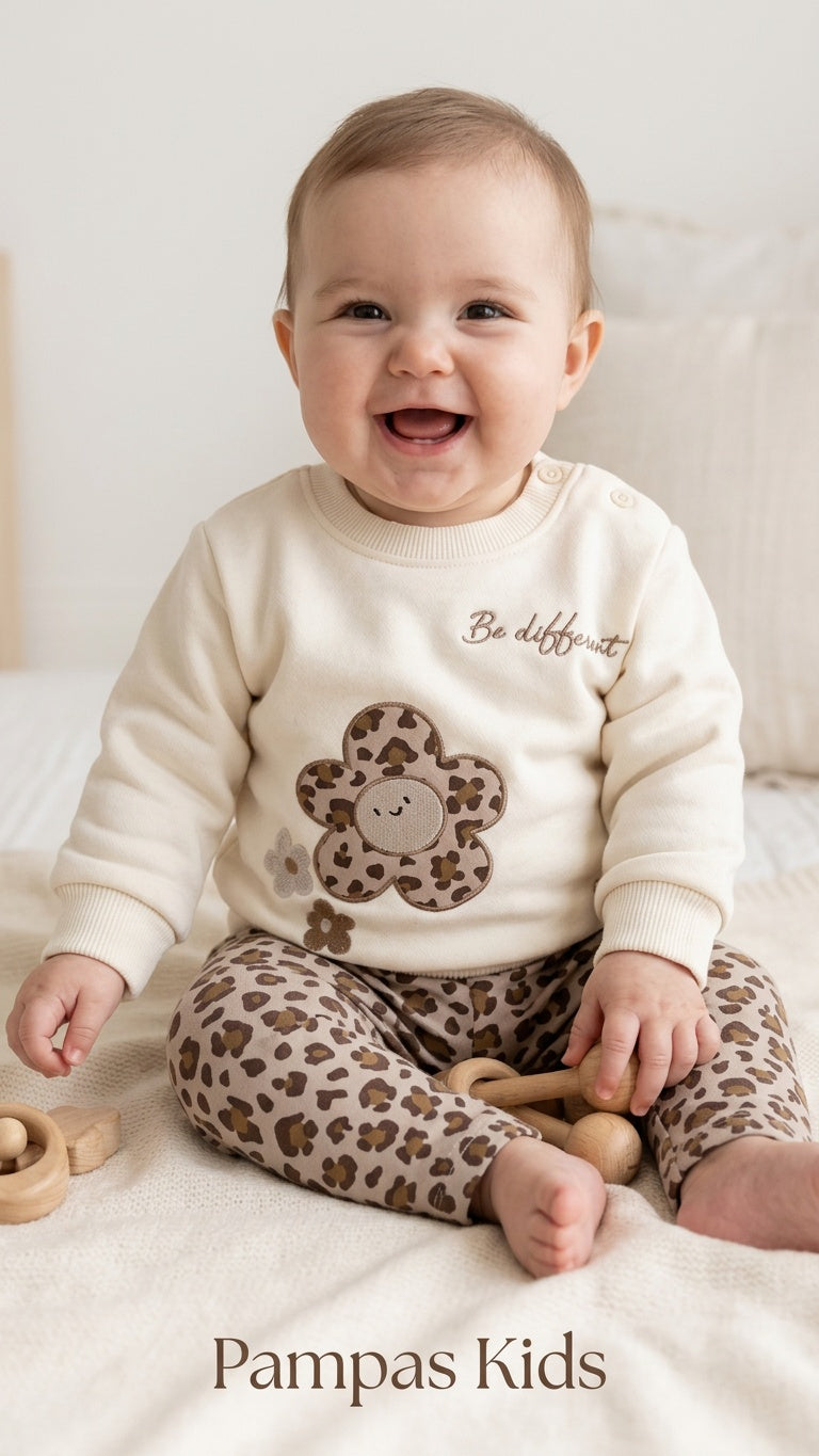 Tuta BE DIFFERENT 3-18M - PANNA