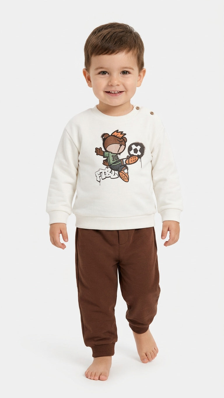 Tuta ORSO FTBL 12-36M - MARRONE