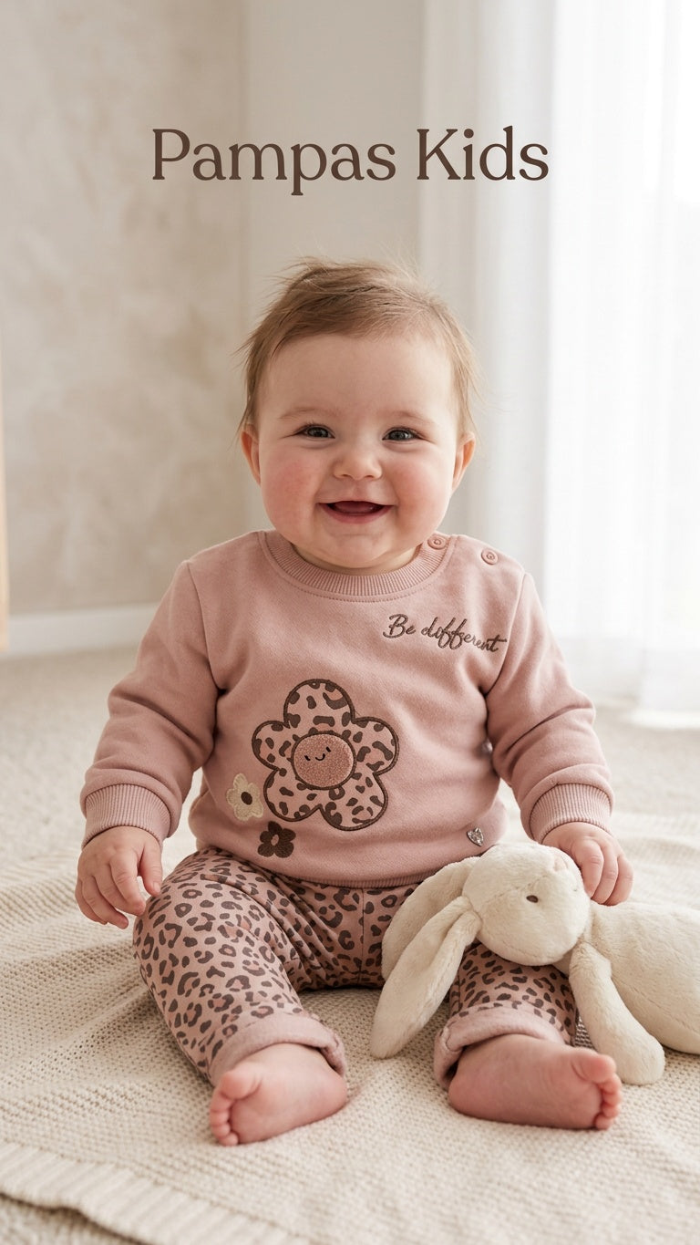 Tuta BE DIFFERENT 3-18M - ROSA