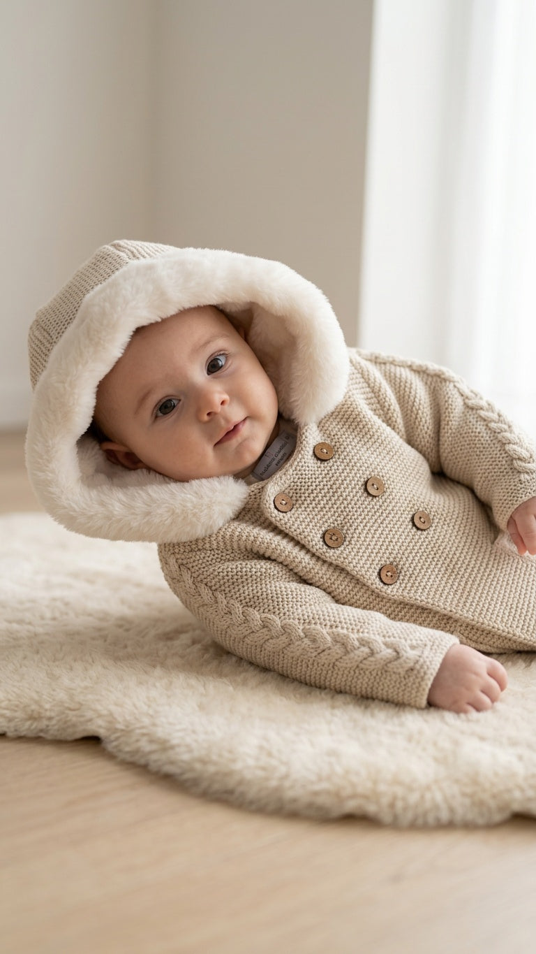 Cappottino DOPPIOPETTO 3-12M - BEIGE