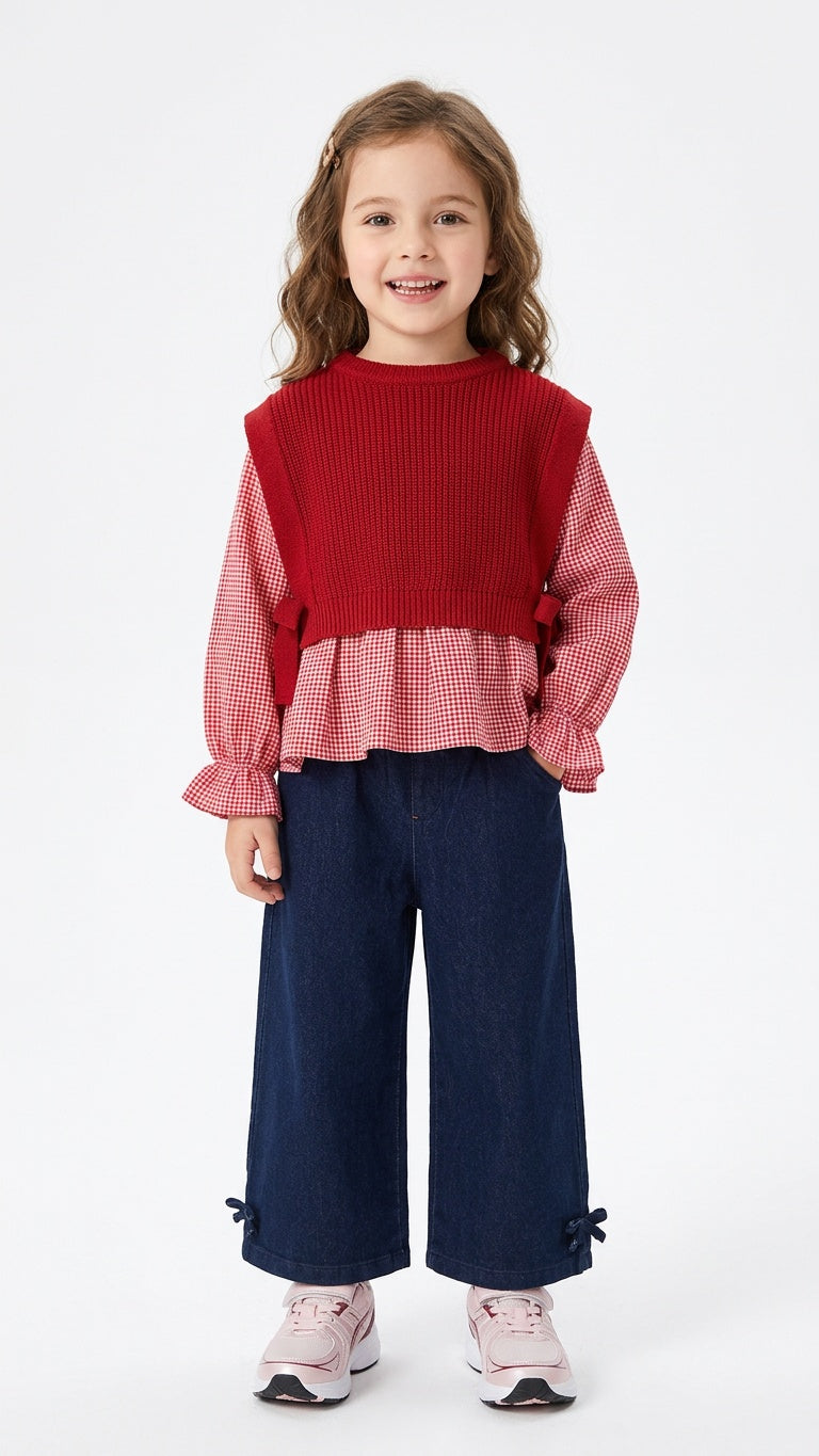 Completo QUADRETTINI 2-10 - ROSSO